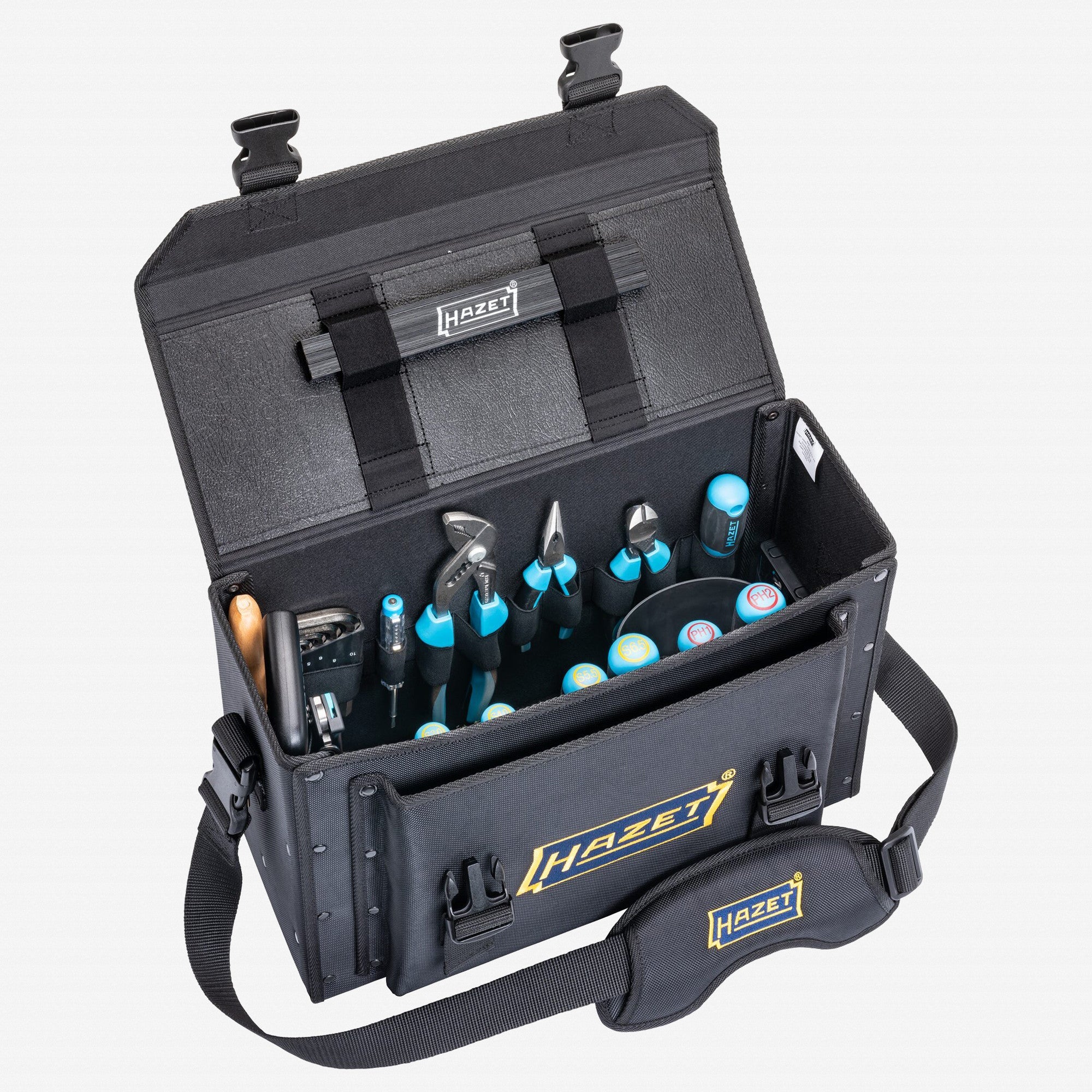 Hazet 191T-1/51 Small Tool Bag with Expert Tool Assortment, 51