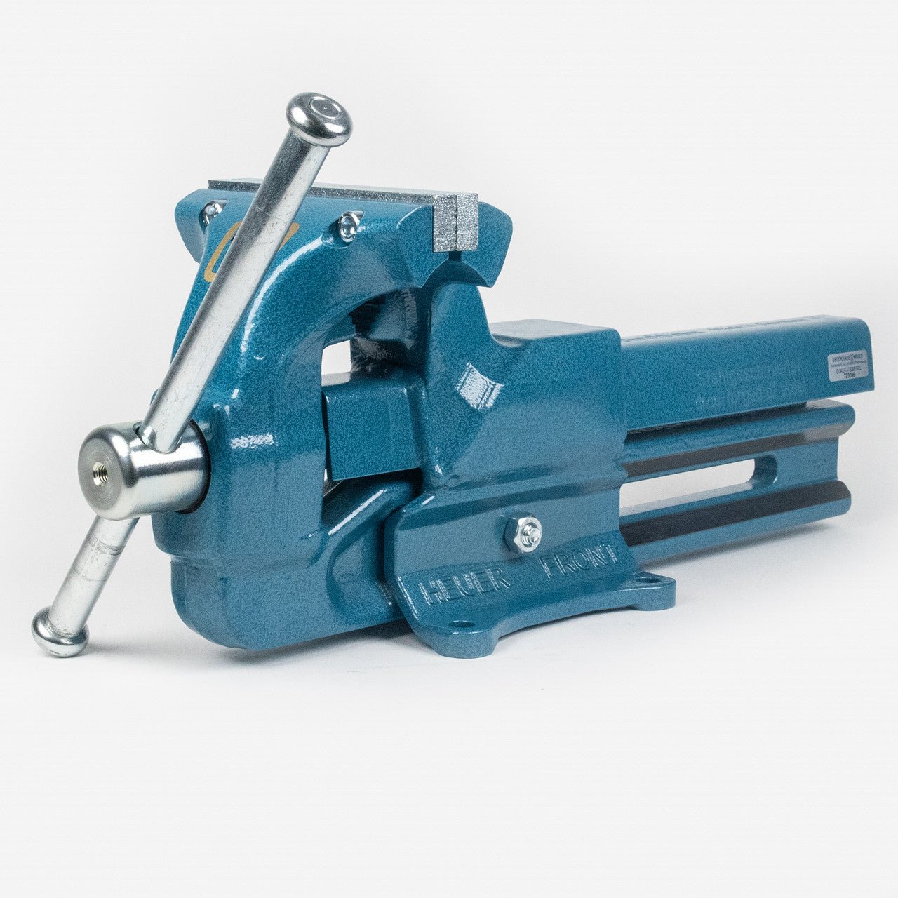 Heuer Bench Vise, Size 140, with Replaceable Jaws | Brockhaus