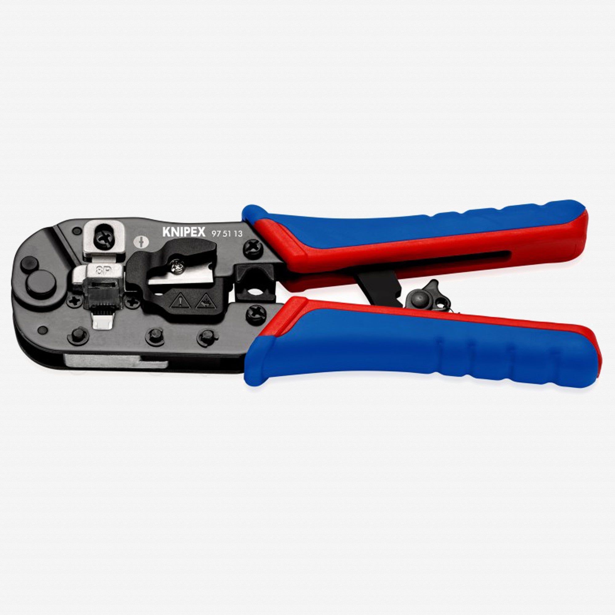 Knipex Crimping Pliers for RJ45 Western Plugs, MultiGrip | Knipex