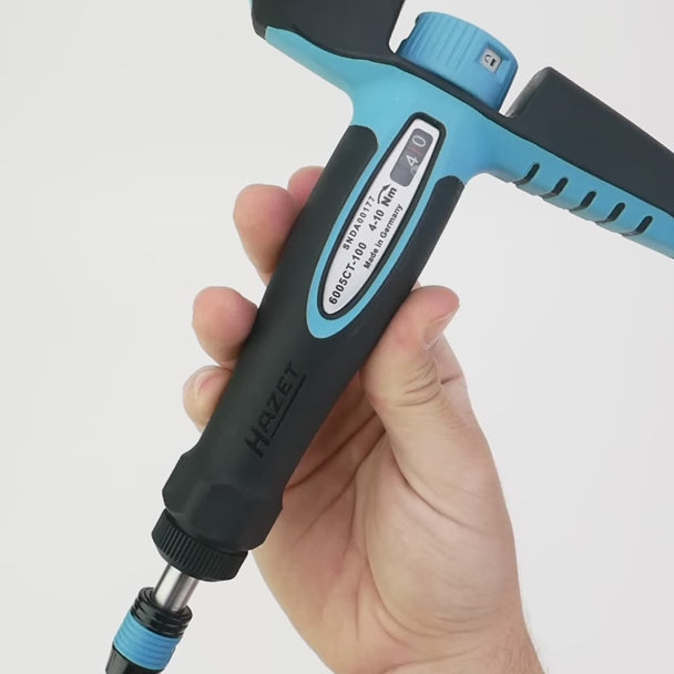 HCTです Hazet 6005CT-100 Ratcheting Torque T-Handle Screwdriver, 1/4