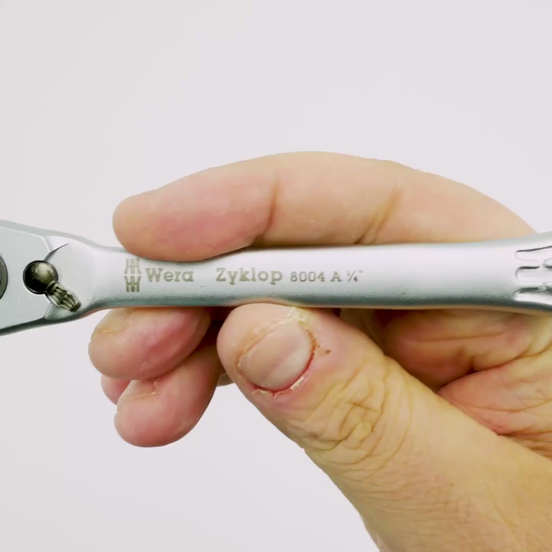 Wera 004004 Zyklop Ratchet 1/4