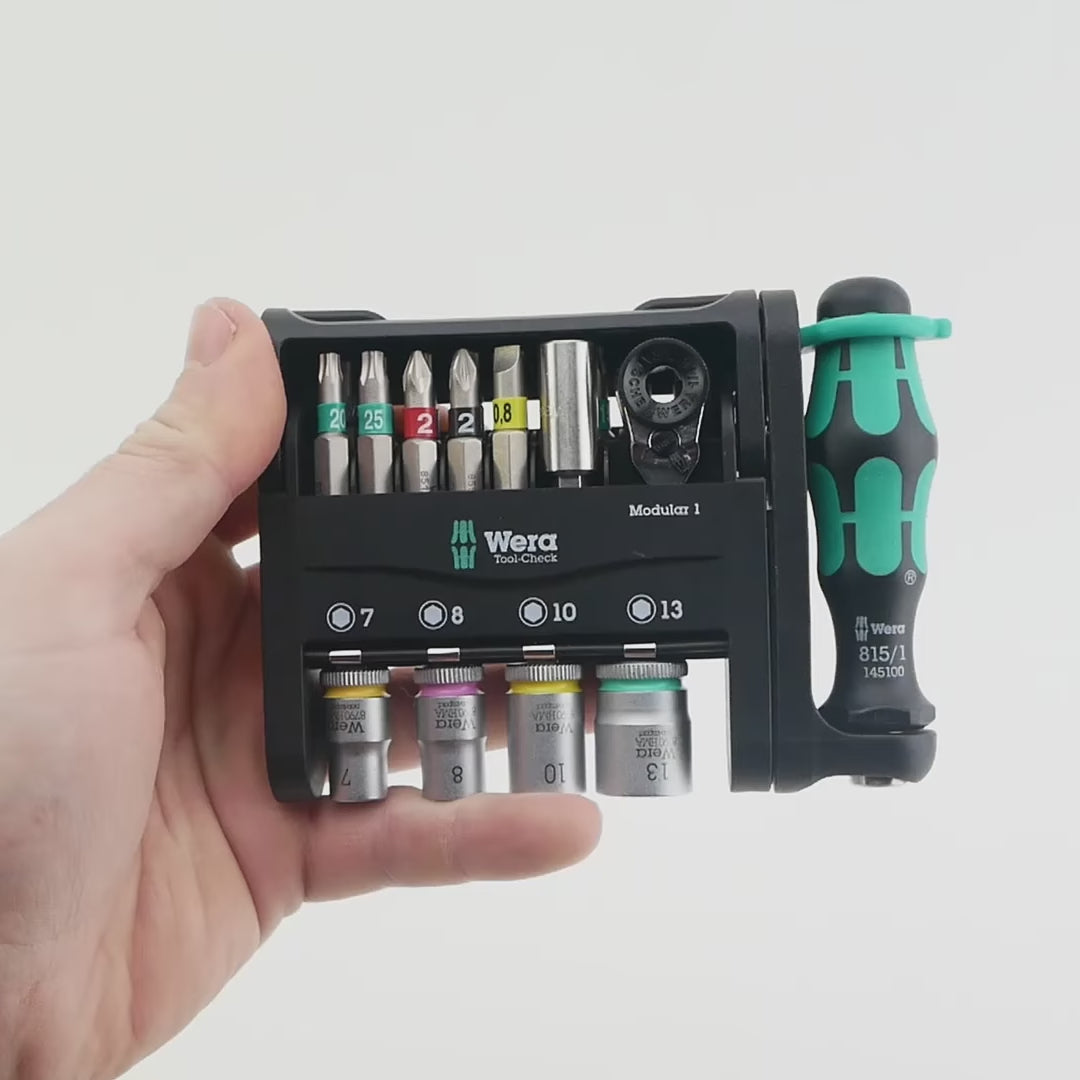 Wera 049000 Tool-Check Modular 1, Metric, 21 Pieces | Wera at KC Tool