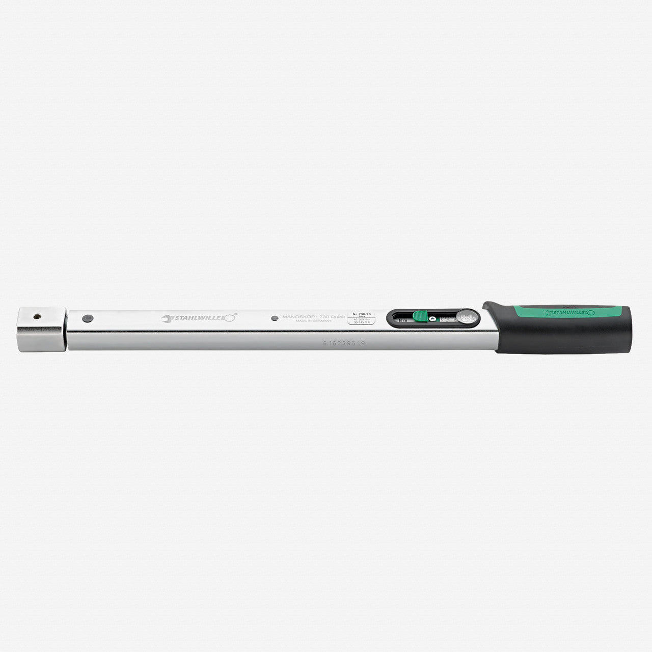 Stahlwille 730 Quick Basic Torque Wrench, Size 20, 40-200 Nm, 14 x