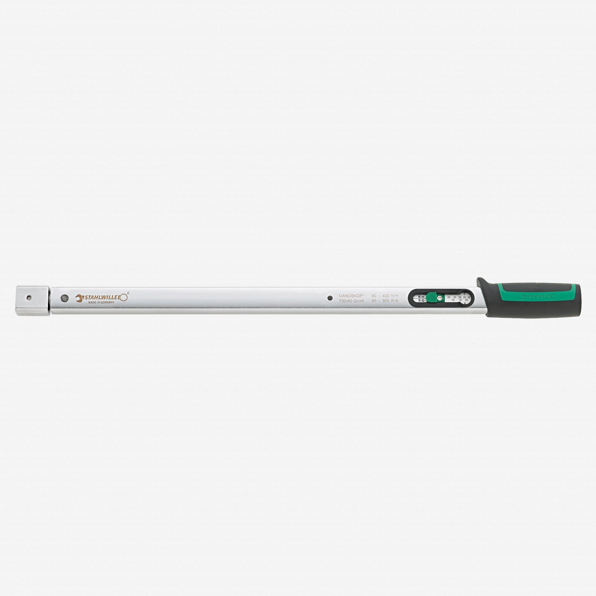 K &M730 Stahlwille 730 Quick Basic Torque Wrench, Size 40, 80-400 Nm, 14 x