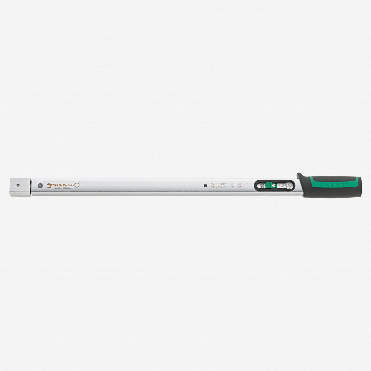Stahlwille 730 Quick Basic Torque Wrench, Size 40, 80-400 Nm, 14 x