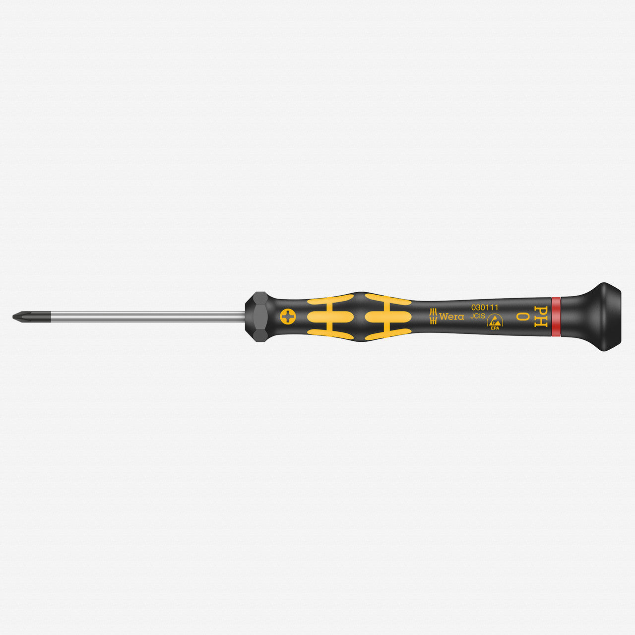 Wera 030111 PH #0 x 60mm ESD Safe Phillips Precision Screwdriver