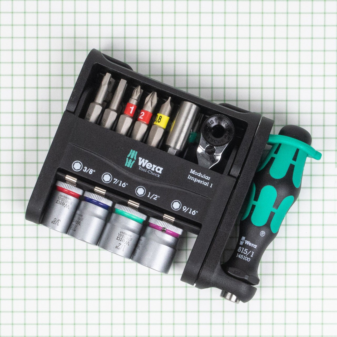 Wera 049001 Tool-Check Modular Imperial 1, 29 Pieces | Wera at KC Tool