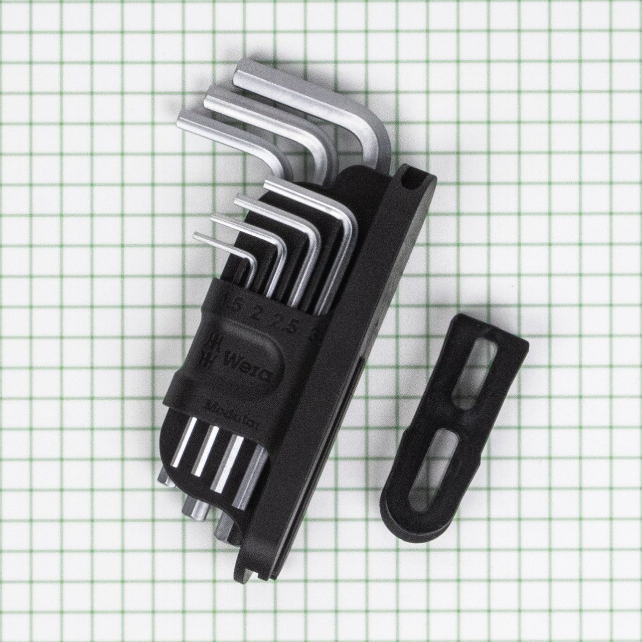 Wera 049003 Tool-Check Modular Hex-Plus L-key Set 1, 8 Pieces