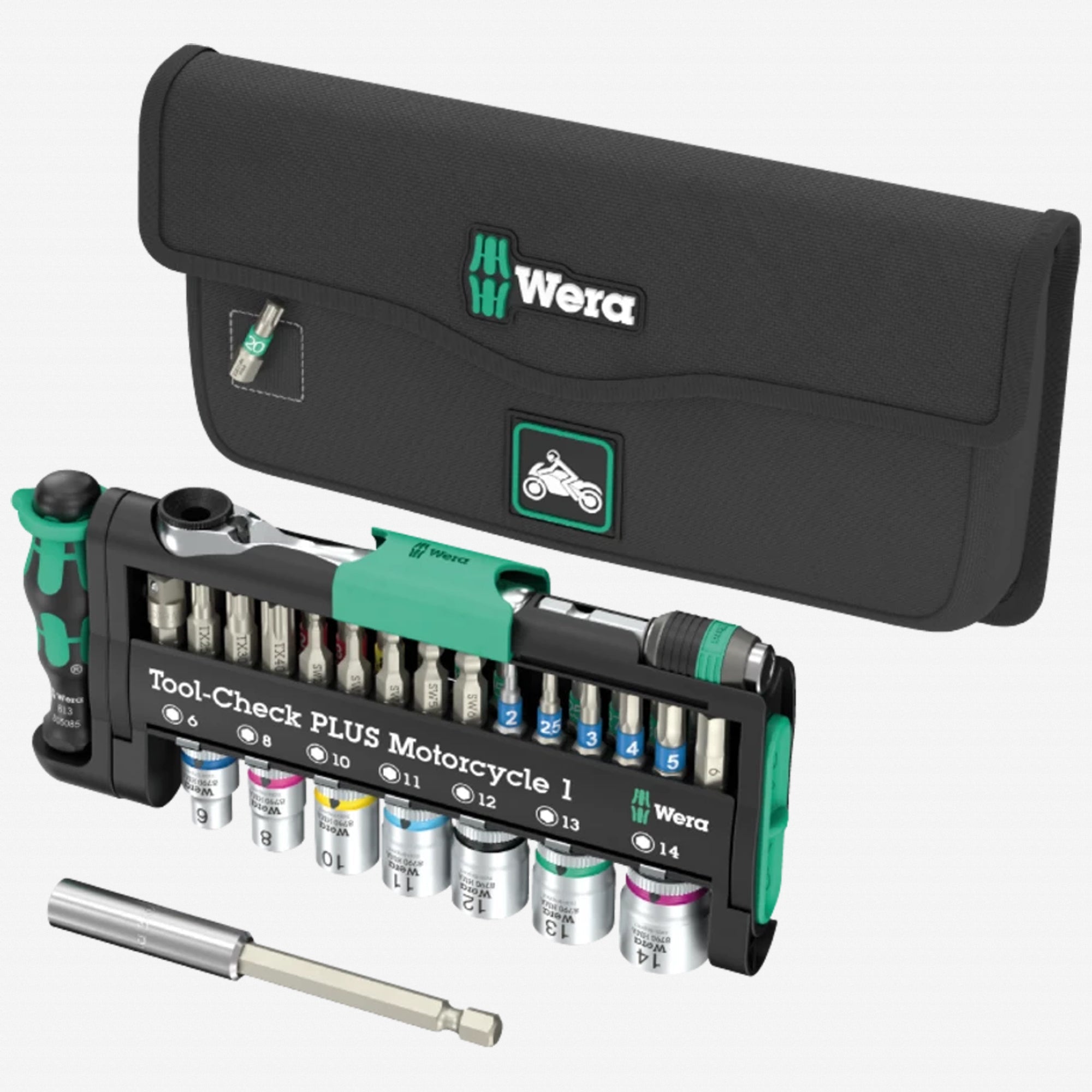 Wera 049035 Tool-Check PLUS Motorcycle 1, 40 Pieces – KC Tool