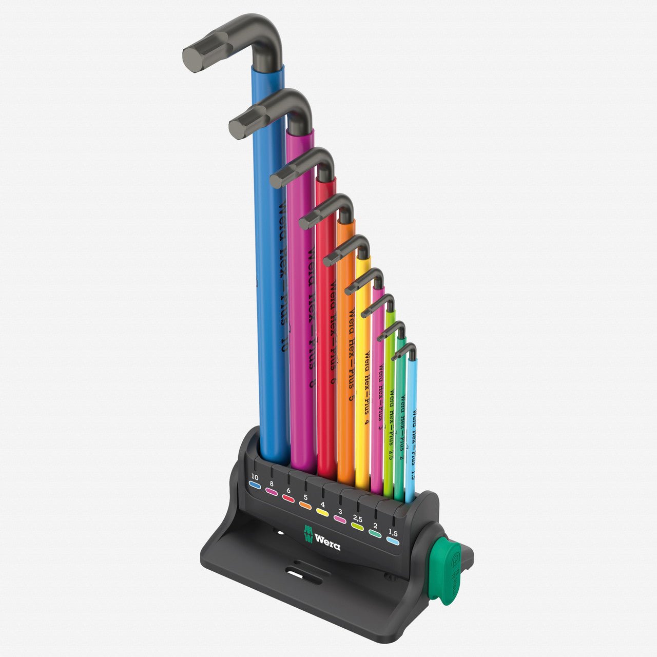 Wera 133165 950/9 Hex-Plus Multicolour 3 L-key Set, Metric