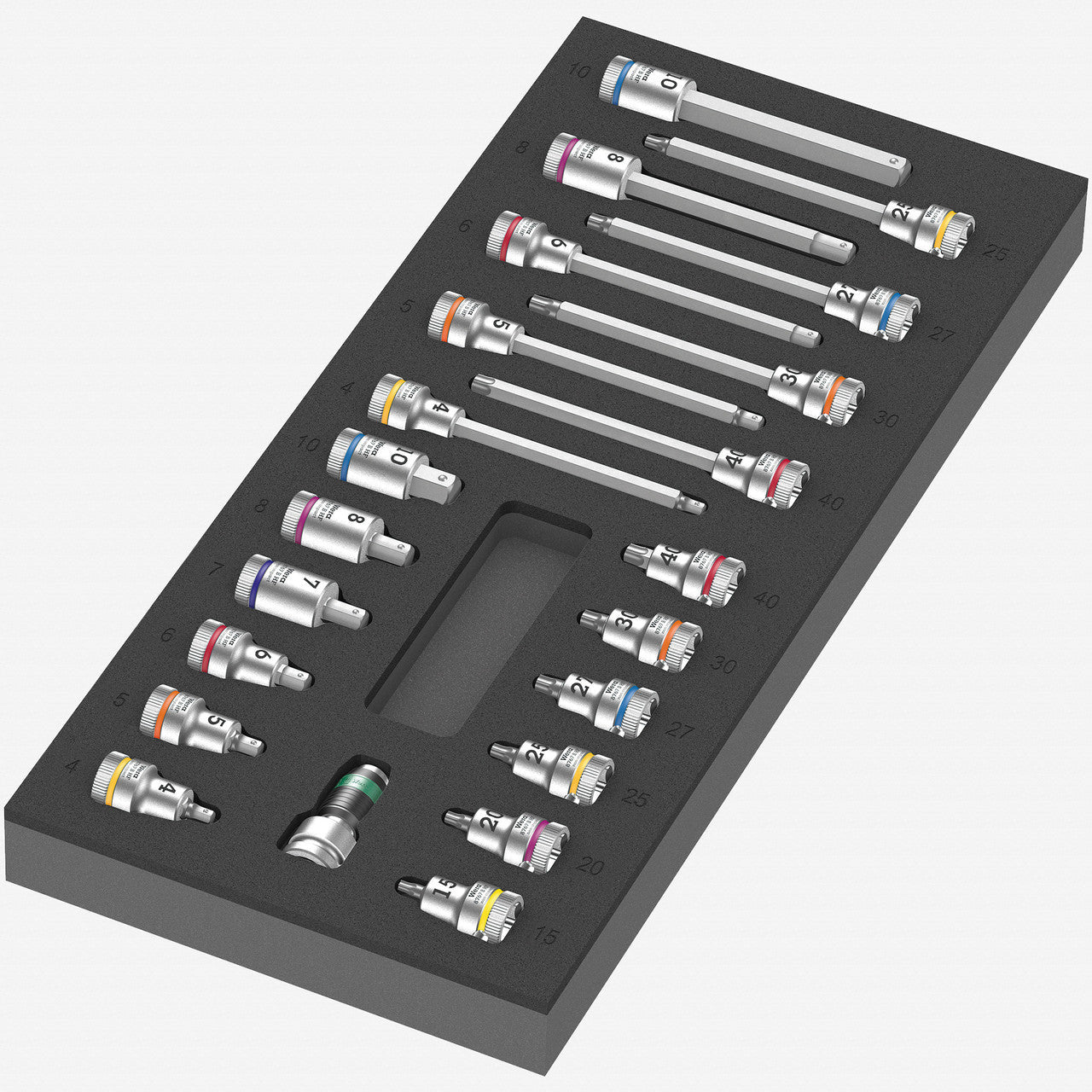 Wera 150113 Foam Insert Zyklop B 3/8