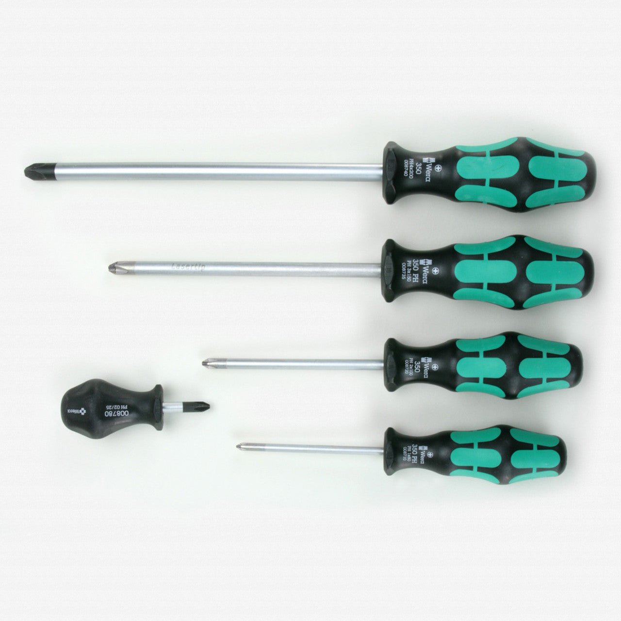 Wera 346300 Kraftform Plus Phillips Screwdriver Set | Wera at KC Tool