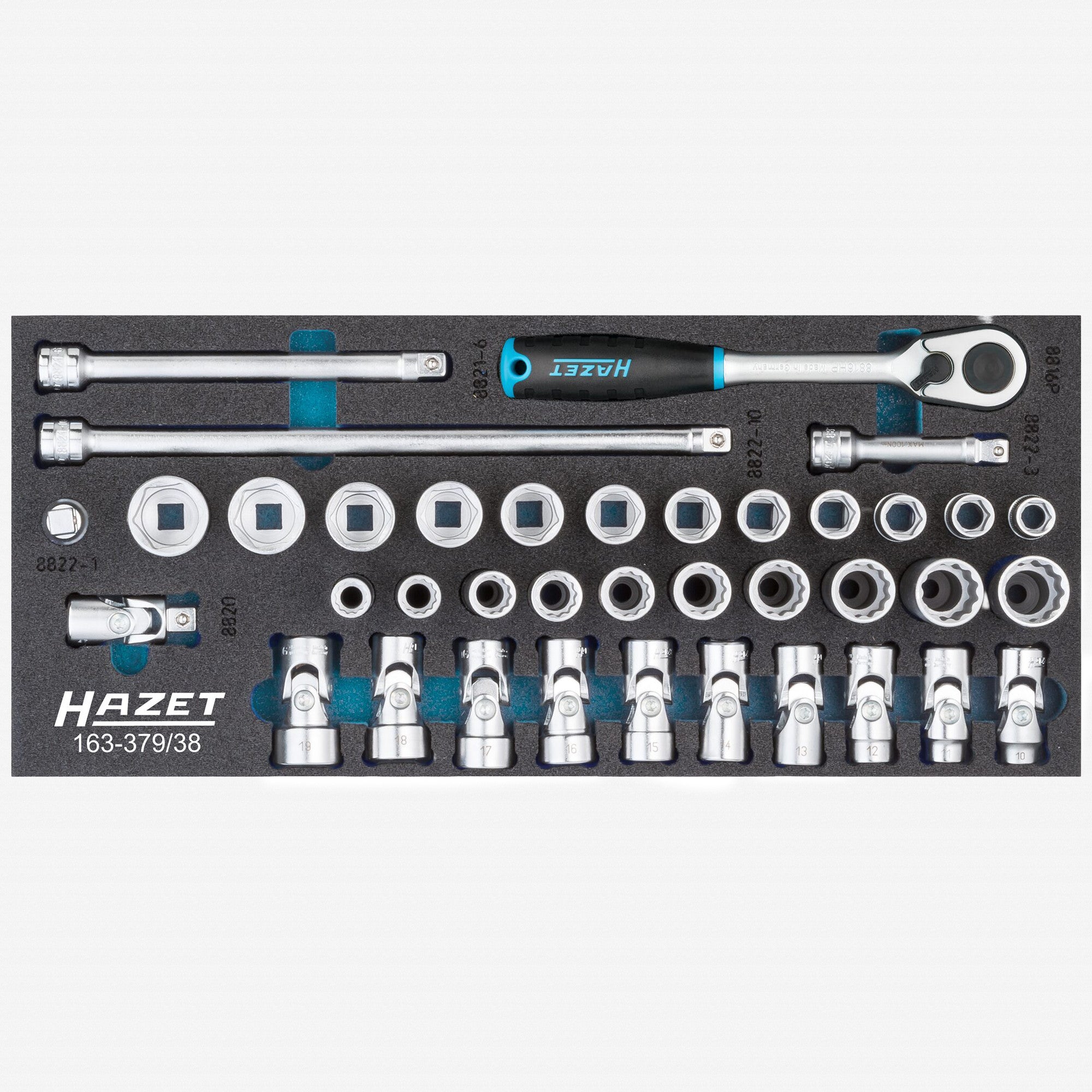 Hazet 163-379/38 Socket set  - KC Tool