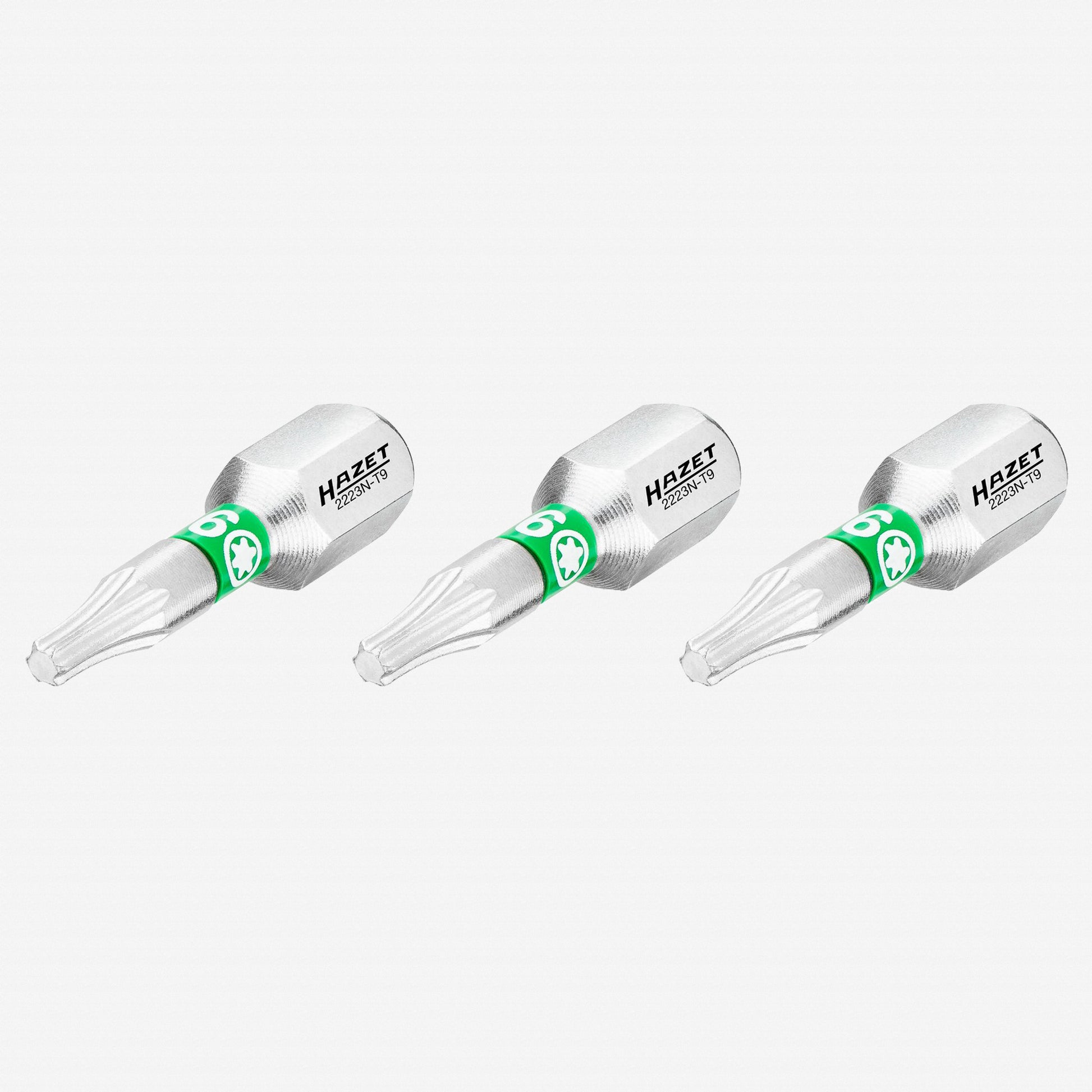 Hazet 2223N-T9/3 Torx T9 x 25 mm Torsion Bit, 3 Pieces - KC Tool