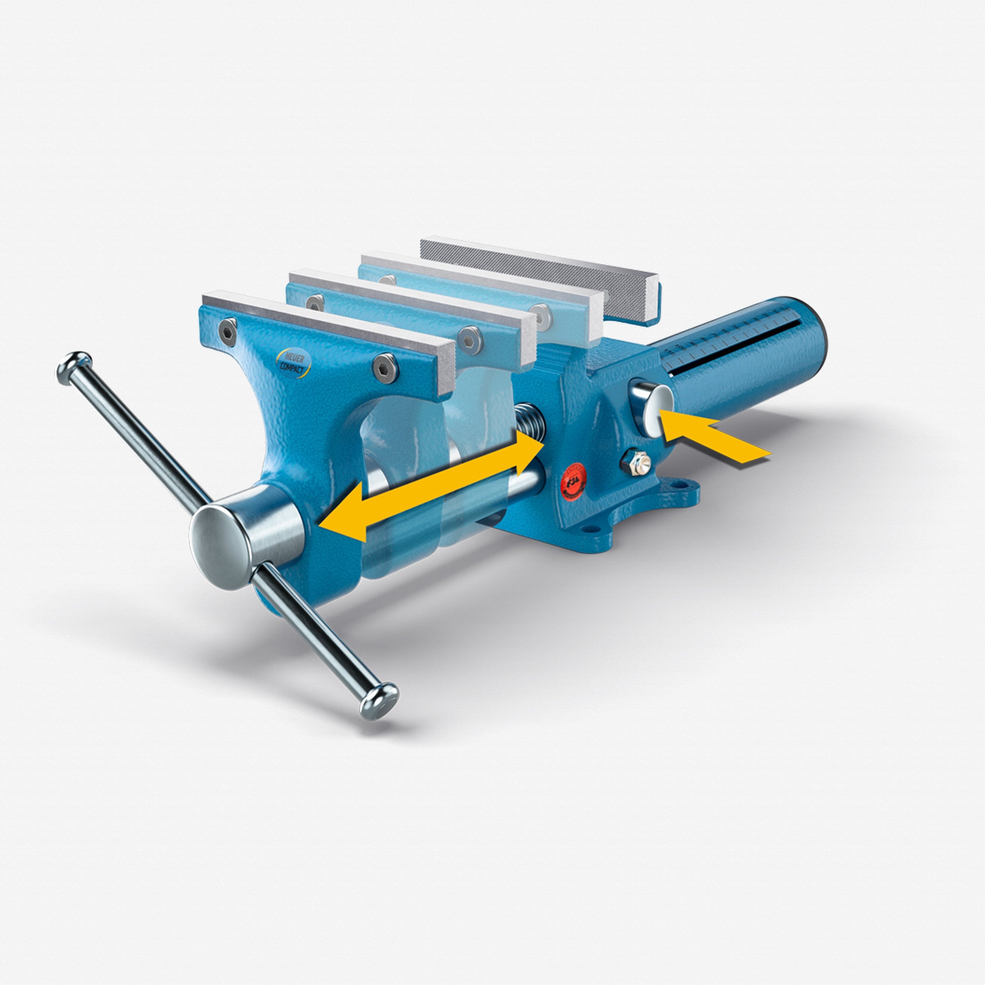 Heuer Compact ESD Vise, 120 mm