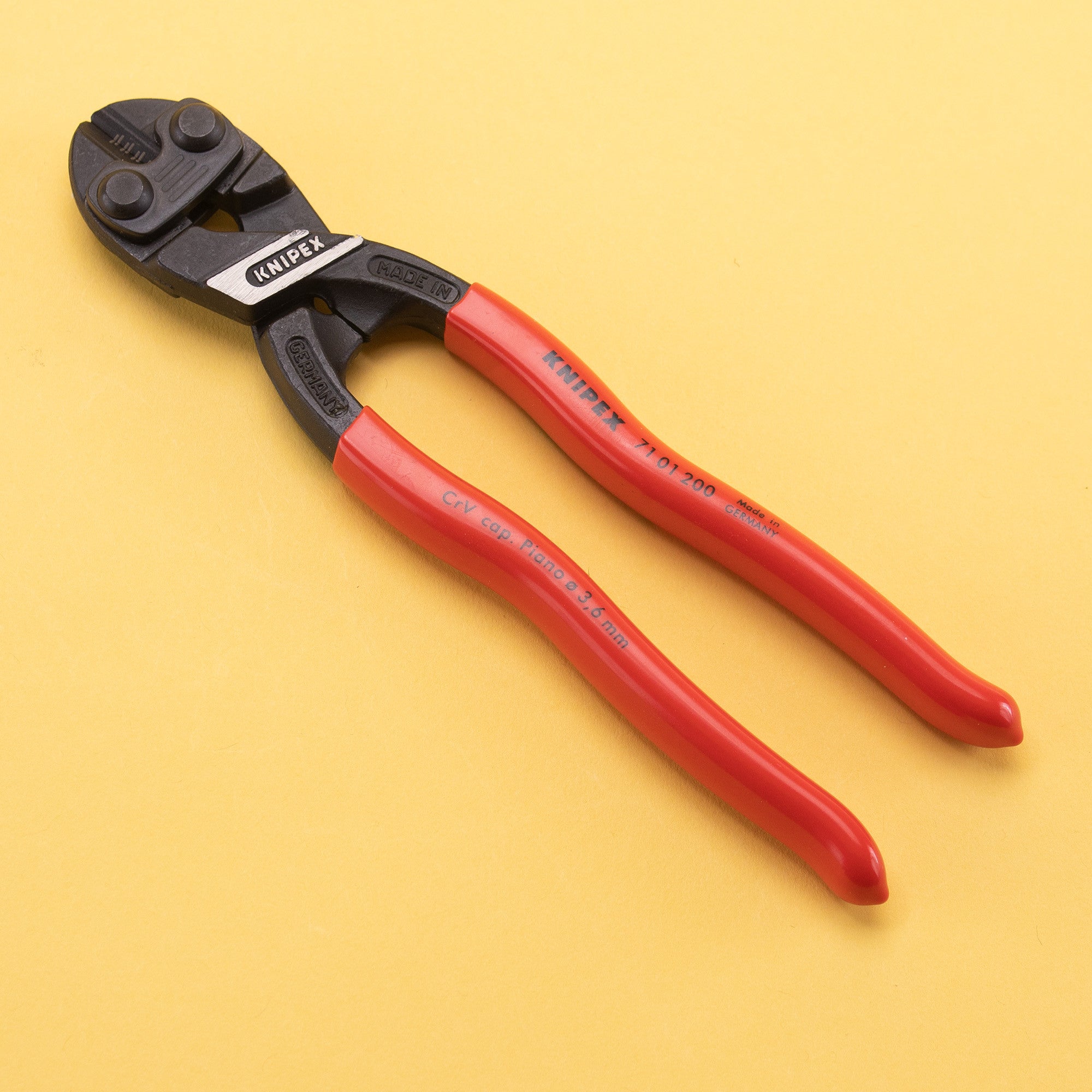 Knipex 71-01-200 8" Cobolt Compact Bolt Cutters - Plastic Grip - KC Tool