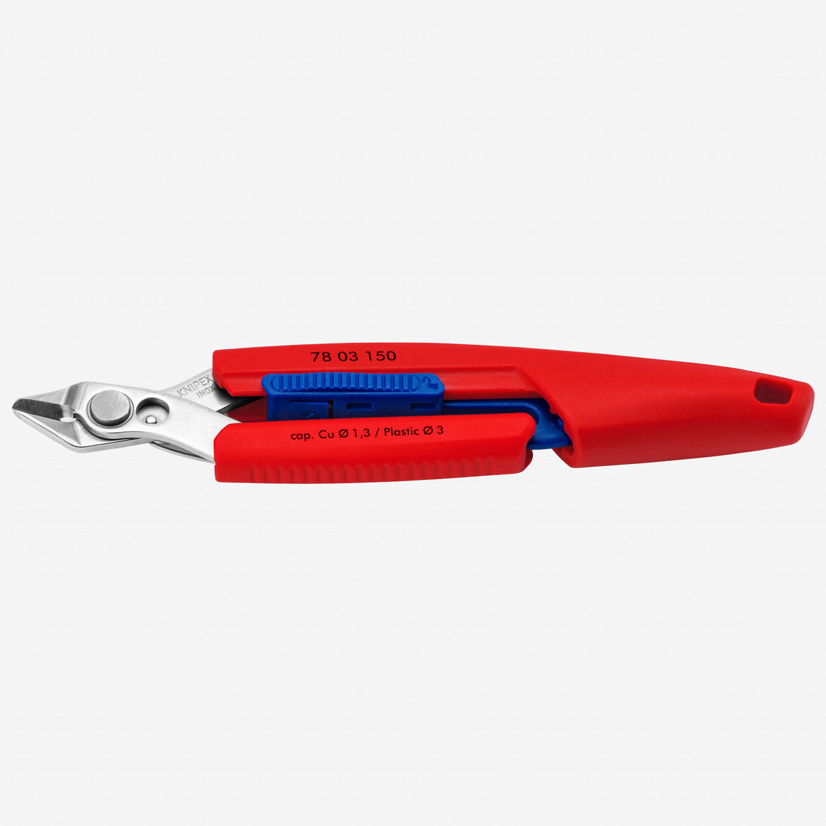 Knipex 6" Slim Knips Precision Cutting Pliers with Belt Holder - Stainless Steel