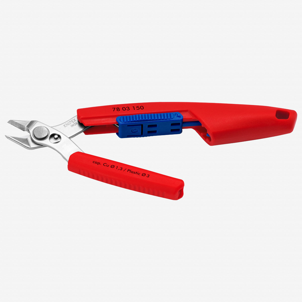 Knipex 6" Slim Knips Precision Cutting Pliers with Belt Holder - Stainless Steel