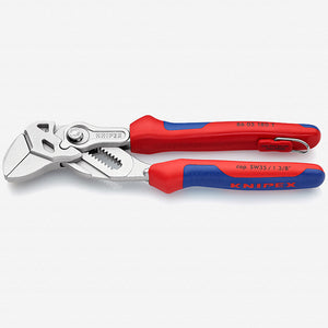 Knipex 7" Pliers Wrench - MultiGrip Tethered Attachment