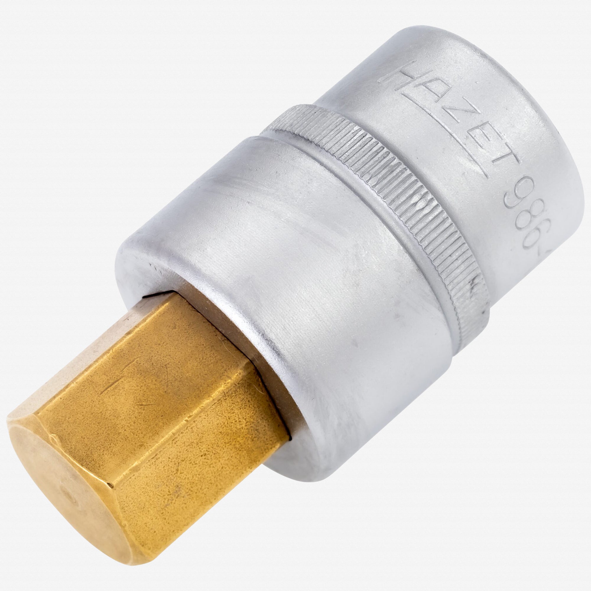 Hazet 986-19 19mm Hex Titanium-Nitride Socket, 1/2" Drive