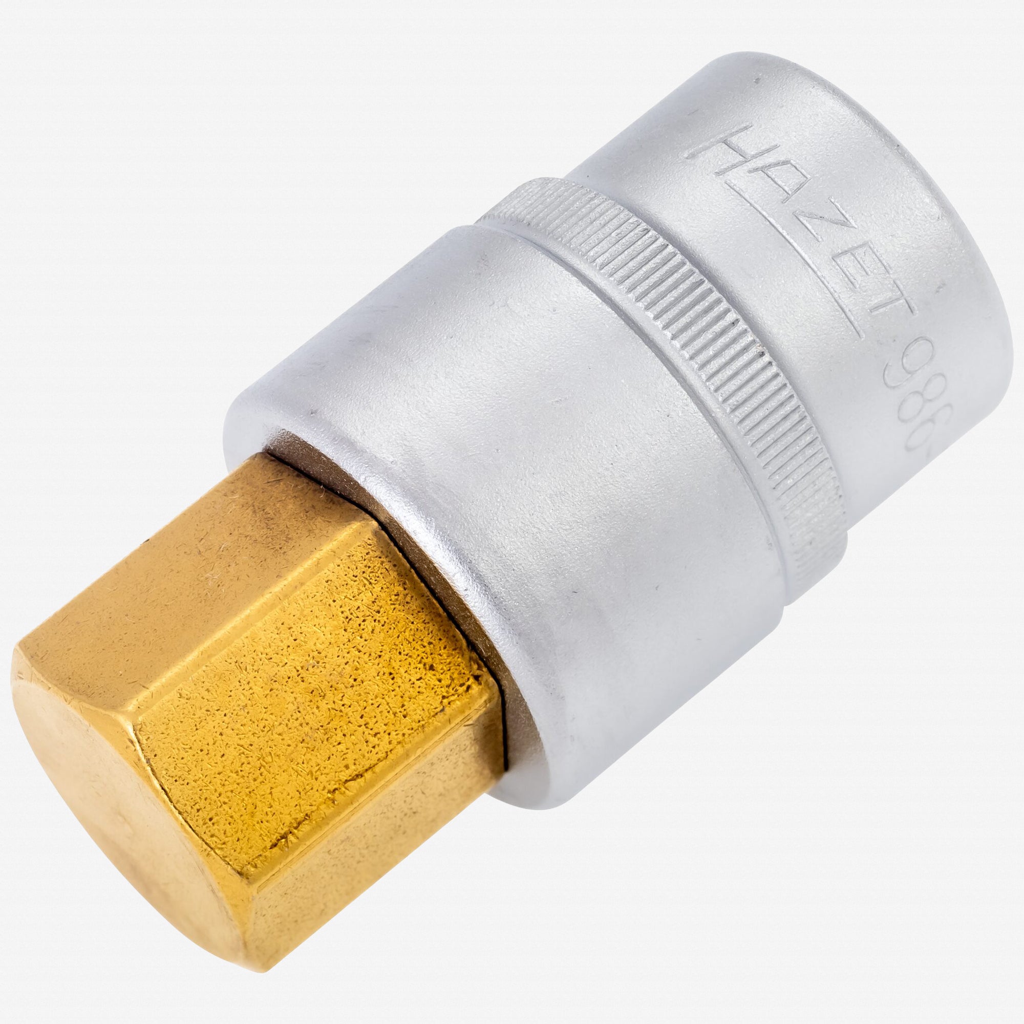 Hazet 986-22 22mm Hex Titanium-Nitride Socket, 1/2" Drive