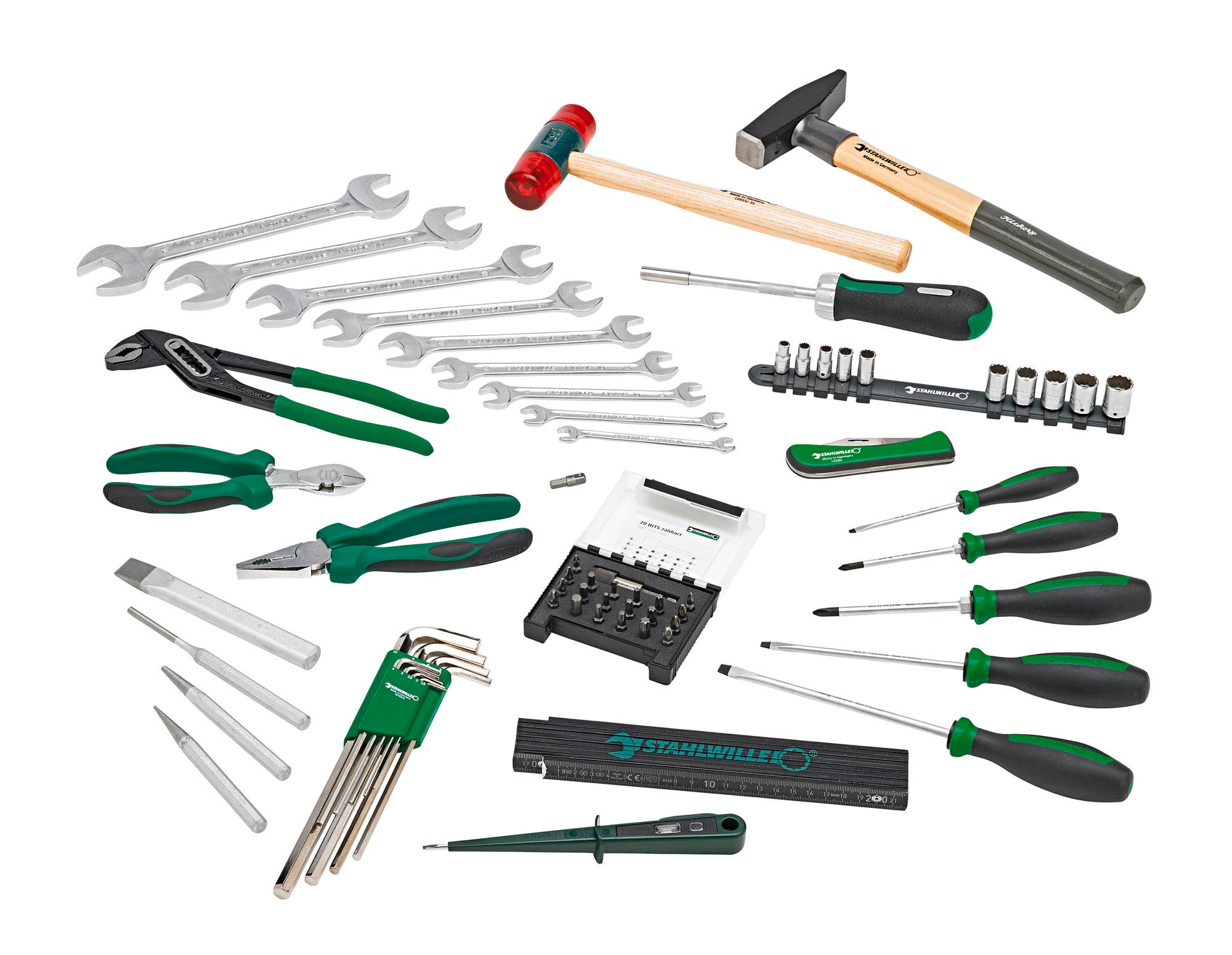 Stahlwille 13301/69 Tool Set in Hardshell Case, 69 Pieces