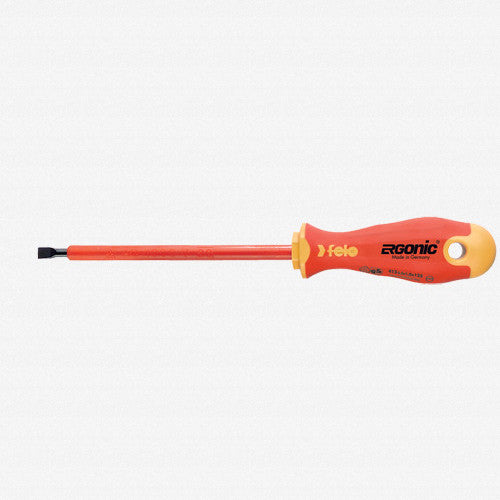 Felo 53141 Ergonic Insulated 4 x 100mm Slotted Screwdriver - KC Tool