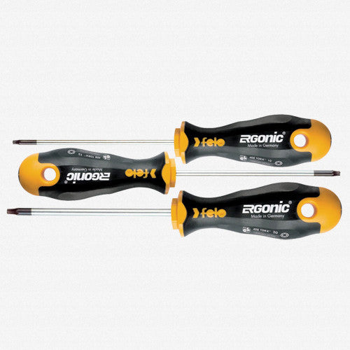 Felo 53171 Ergonic 3 piece Torx Set - T10, T15, T20 - KC Tool
