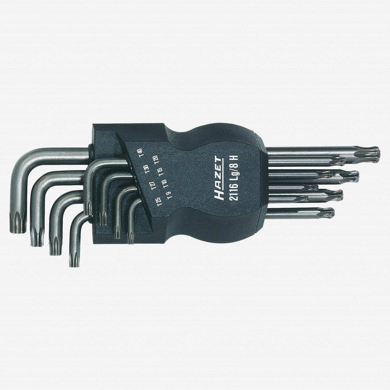 Hazet 2116LG/8H  8 Piece Torx L-key Set T9-T40 - KC Tool