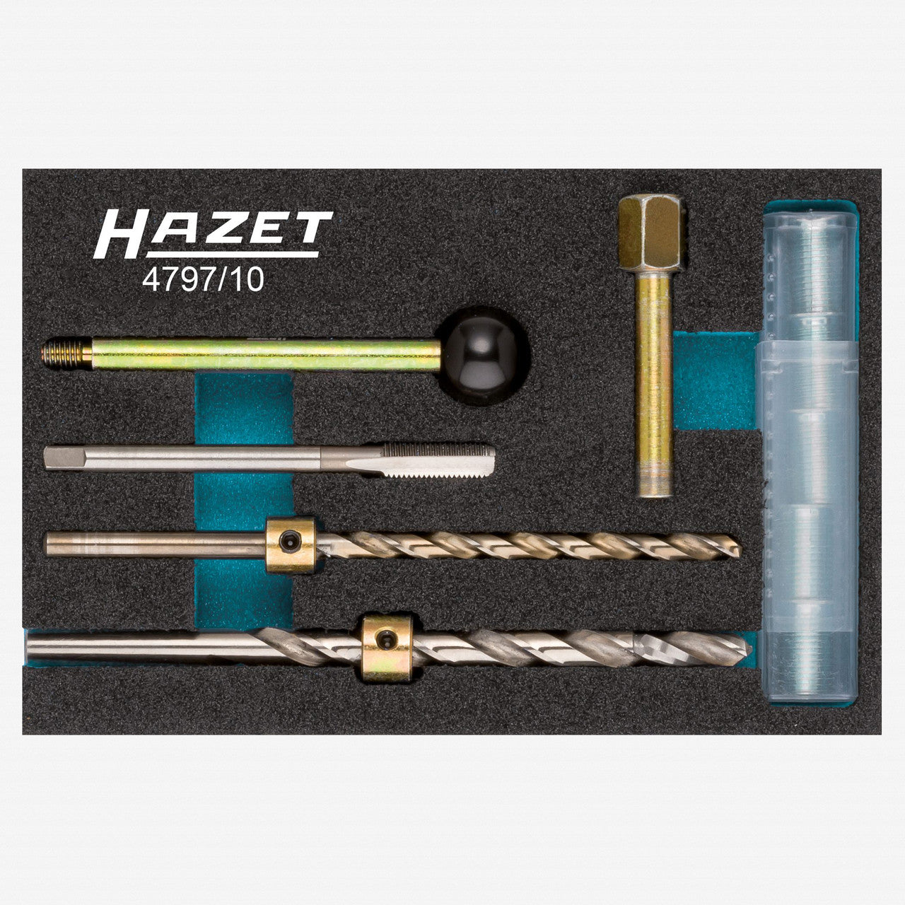 Hazet 4797/10 Thread repair tool set for injector fastening screw  - KC Tool