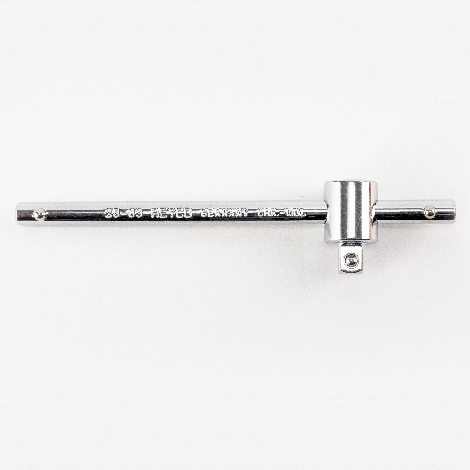 Heyco 0250300 Sliding T-handle for Sockets - 1/4" Drive - KC Tool