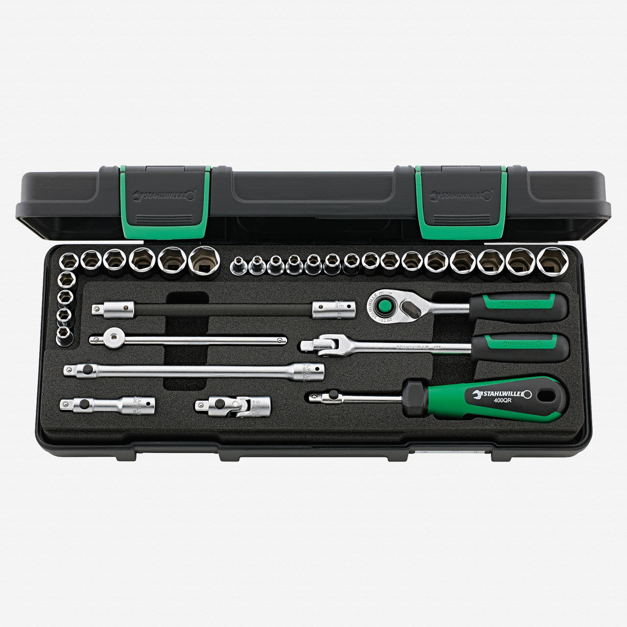 Stahlwille 40MA/25/8QR Socket Set, 1/4" Drive, Metric/SAE - KC Tool