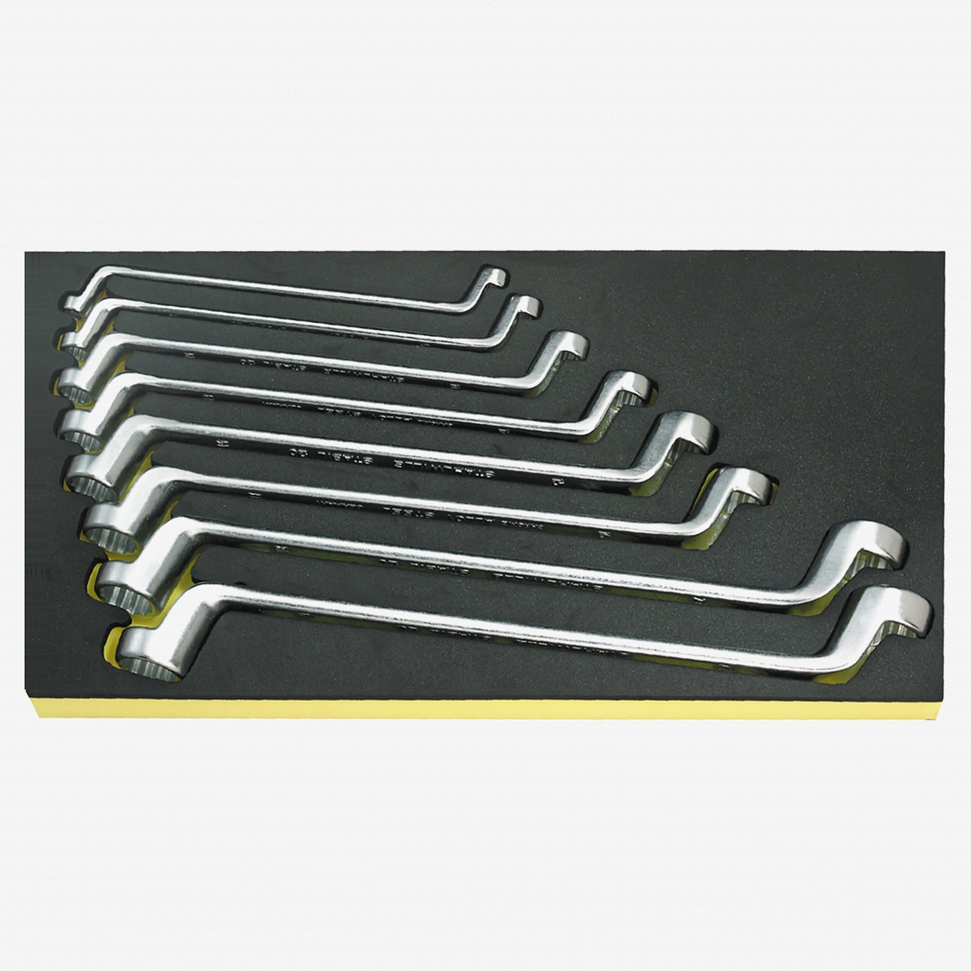 Stahlwille TCS 20/8, 6x7-19x22 mm Double ended ring Spanner 8 pcs. in TCS inlay - KC Tool