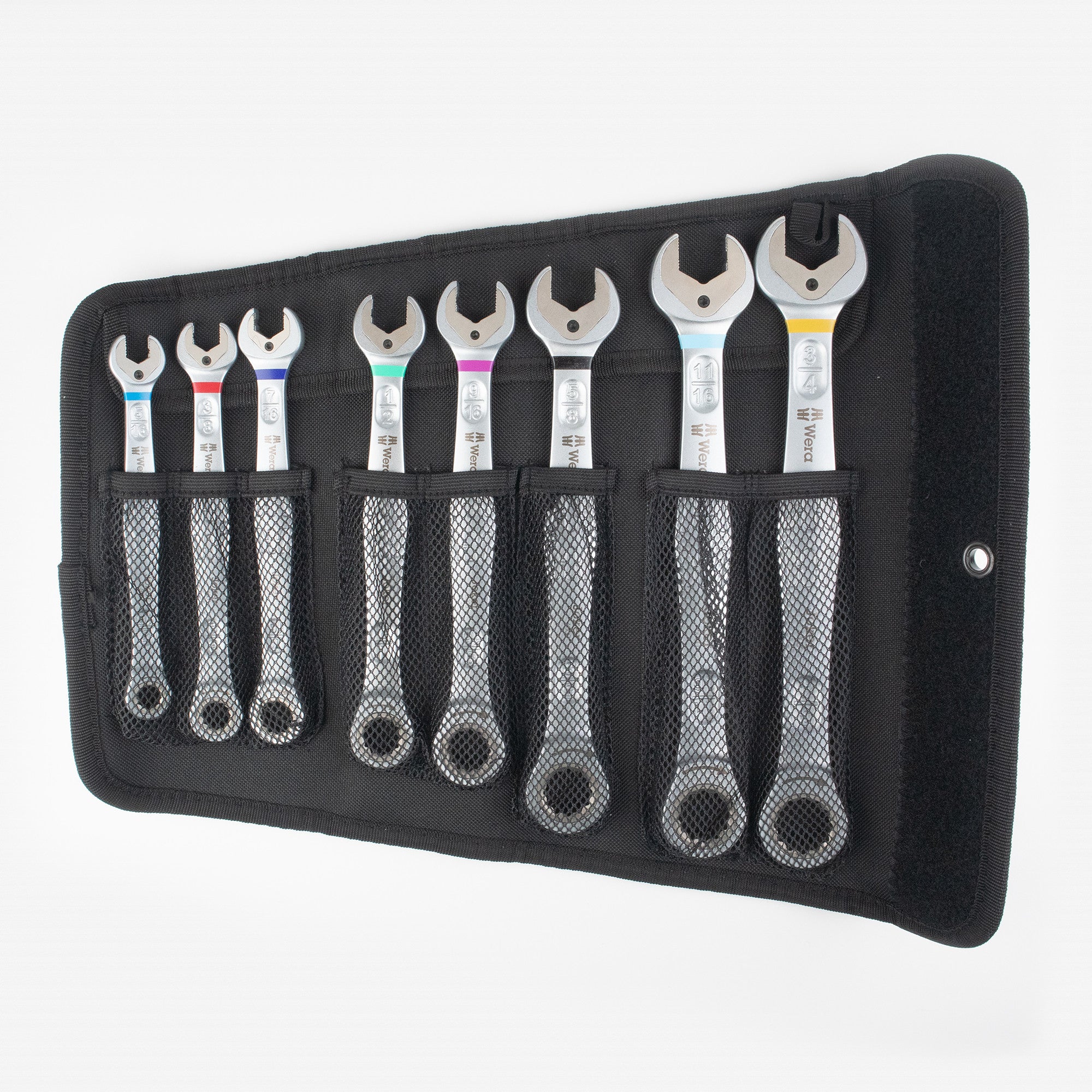 Wera 020012 Joker Combination Wrench Pouch Set - 8 Piece SAE - KC Tool