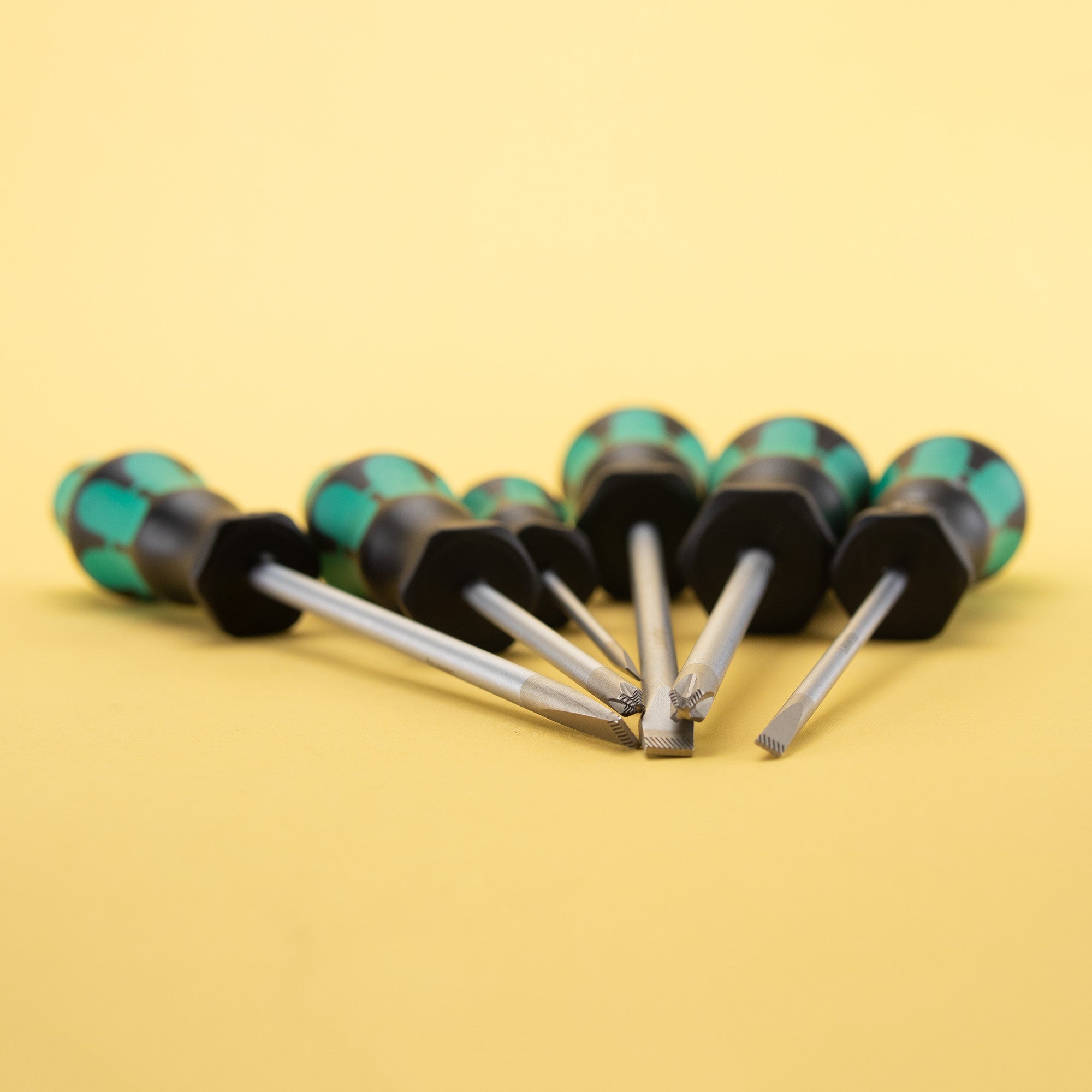 Wera 105650 Kraftform Plus Slotted/Phillips Screwdriver Set + Rack - KC Tool