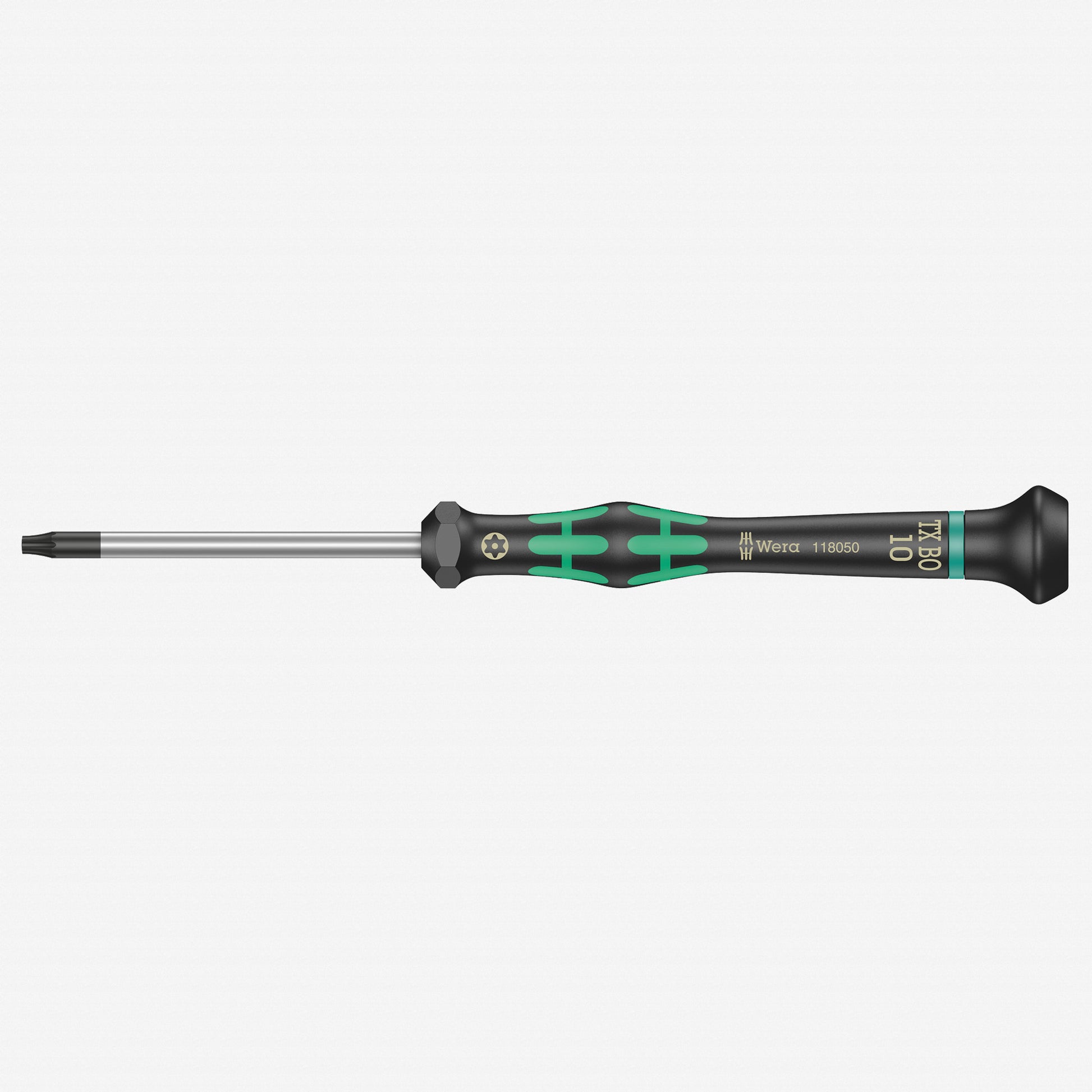 Wera 118050 T10s x 60mm Kraftform Micro Security Torx Precision Screwdriver - KC Tool