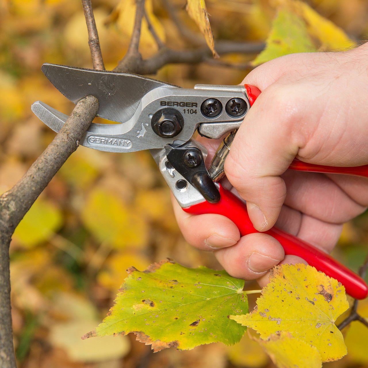 Berger Alu - Line Pruning Hand Shear, 15 Degree Angled, Small, 7.5" - BG1104 - KC Tool