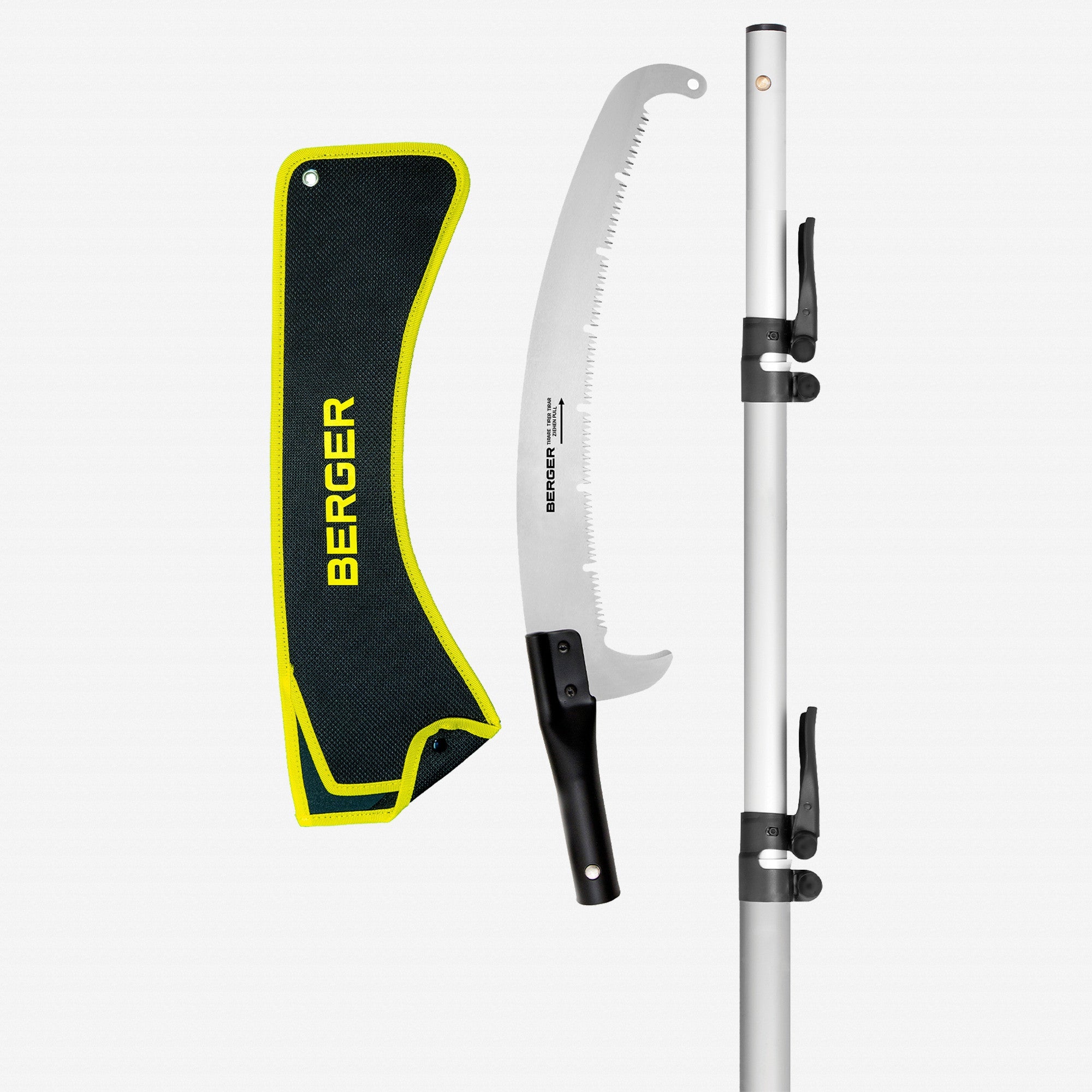 Berger ArboRapid 3-Section Aluminum Pole Saw Set, 16.8' - BG75854 - KC Tool