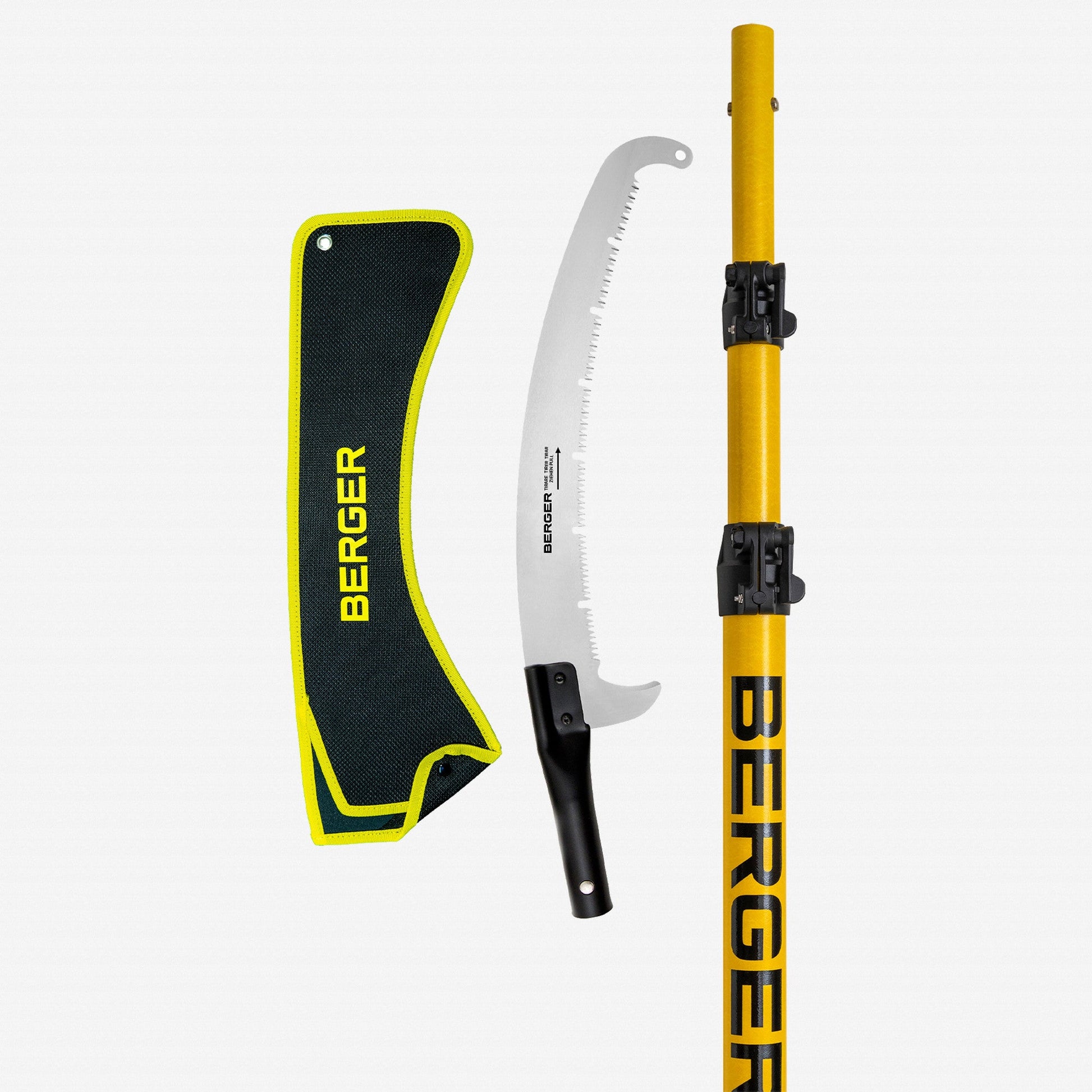 Berger ArboRapid 3-Section Fiberglass Pole Saw Set, 17.9' - BG77039 - KC Tool