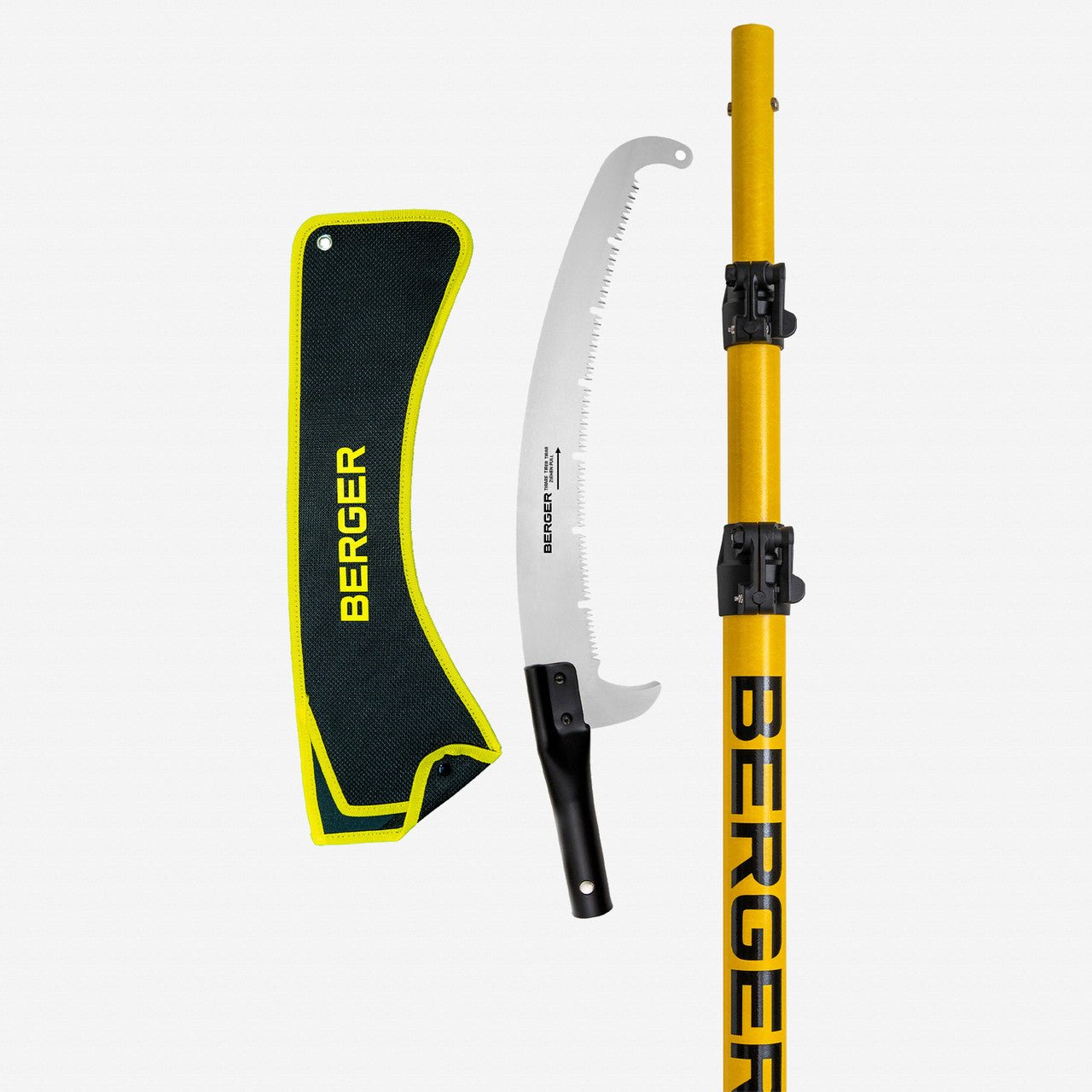 Berger ArboRapid 3 - Section Fiberglass Pole Saw Set, 17.9' - BG77039 - KC Tool