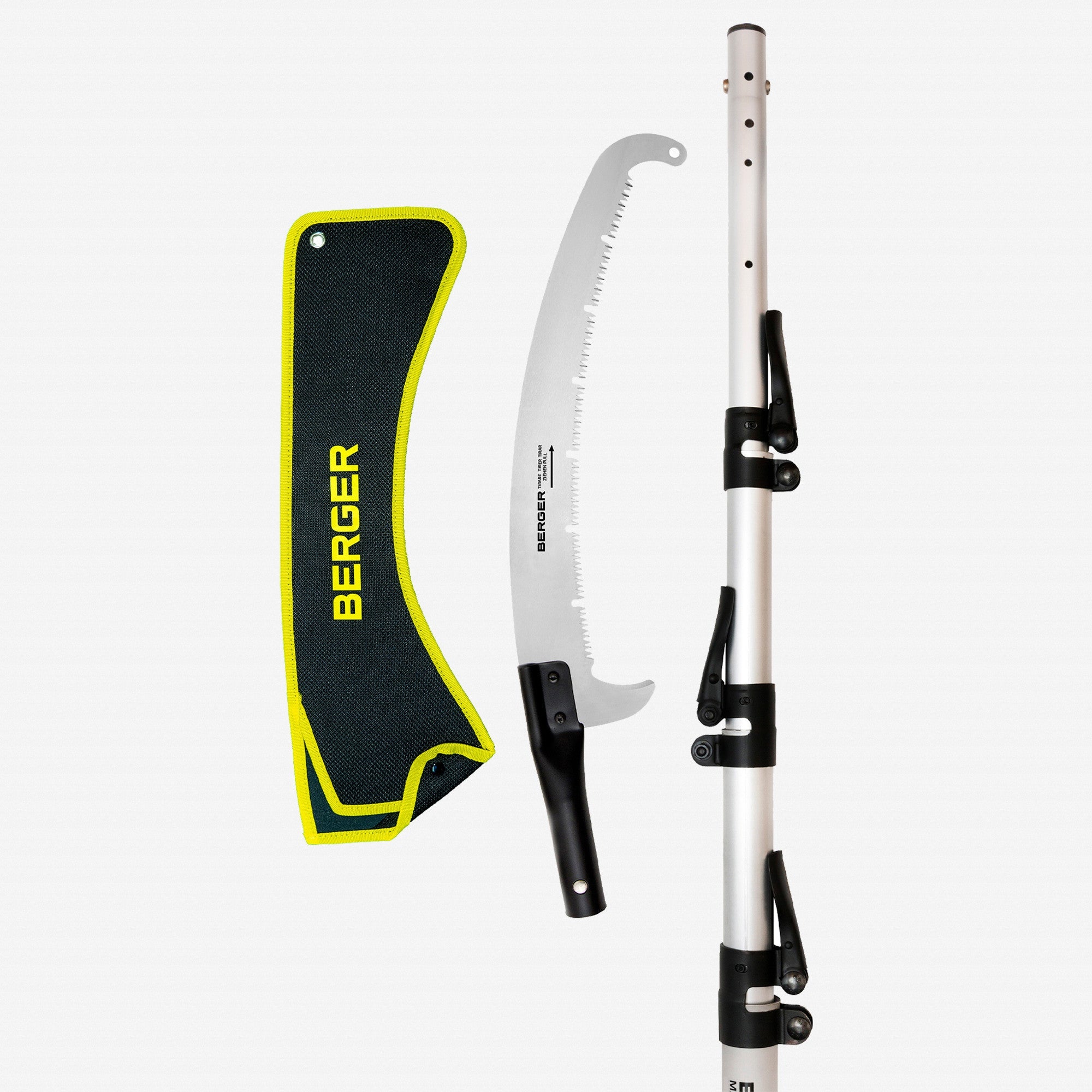 Berger ArboRapid 4-Section Aluminum Pole Saw Set, 20.9' - BG75953 - KC Tool