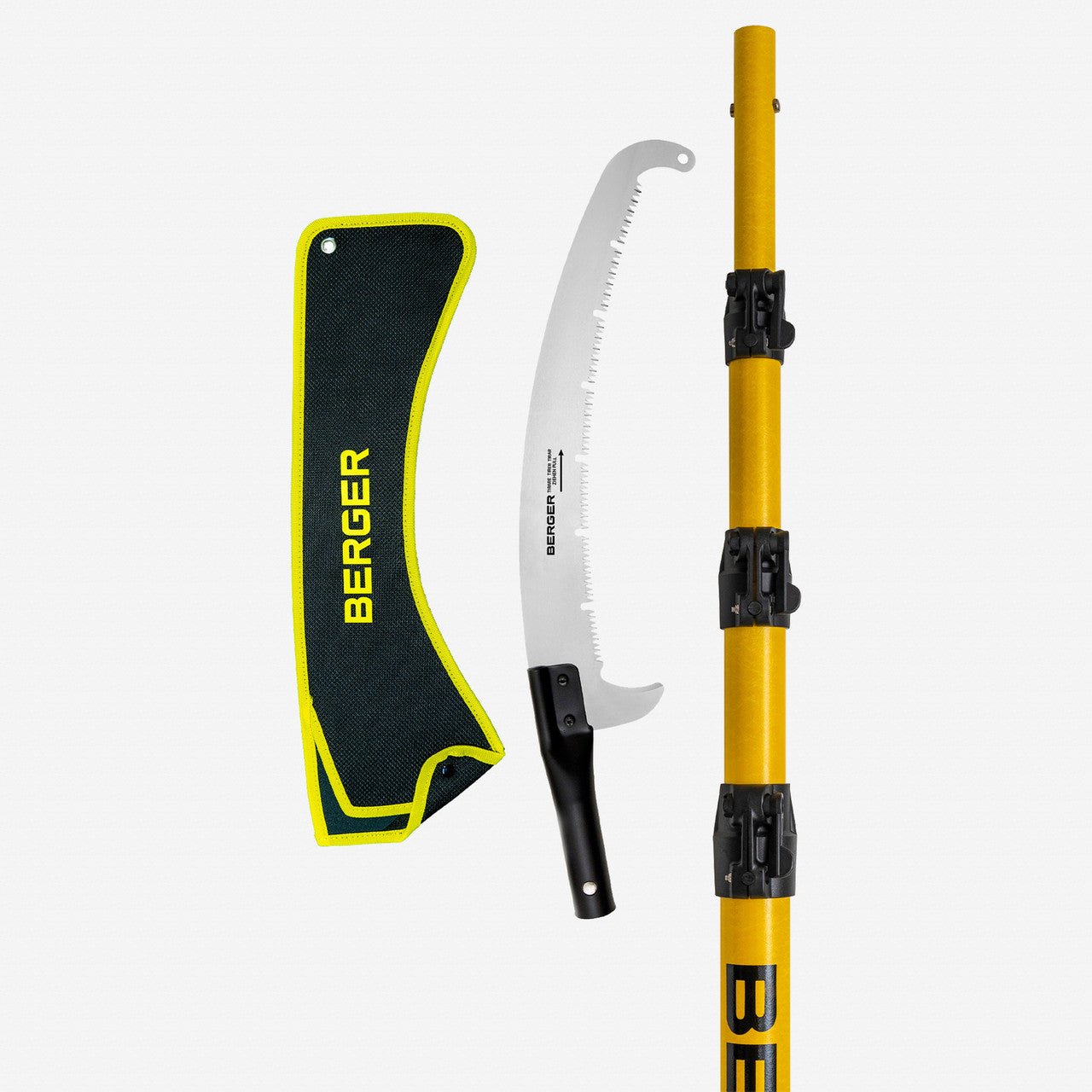 Berger ArboRapid 4 - Section Fiberglass Pole Saw Set, 22.3' - BG77049 - KC Tool