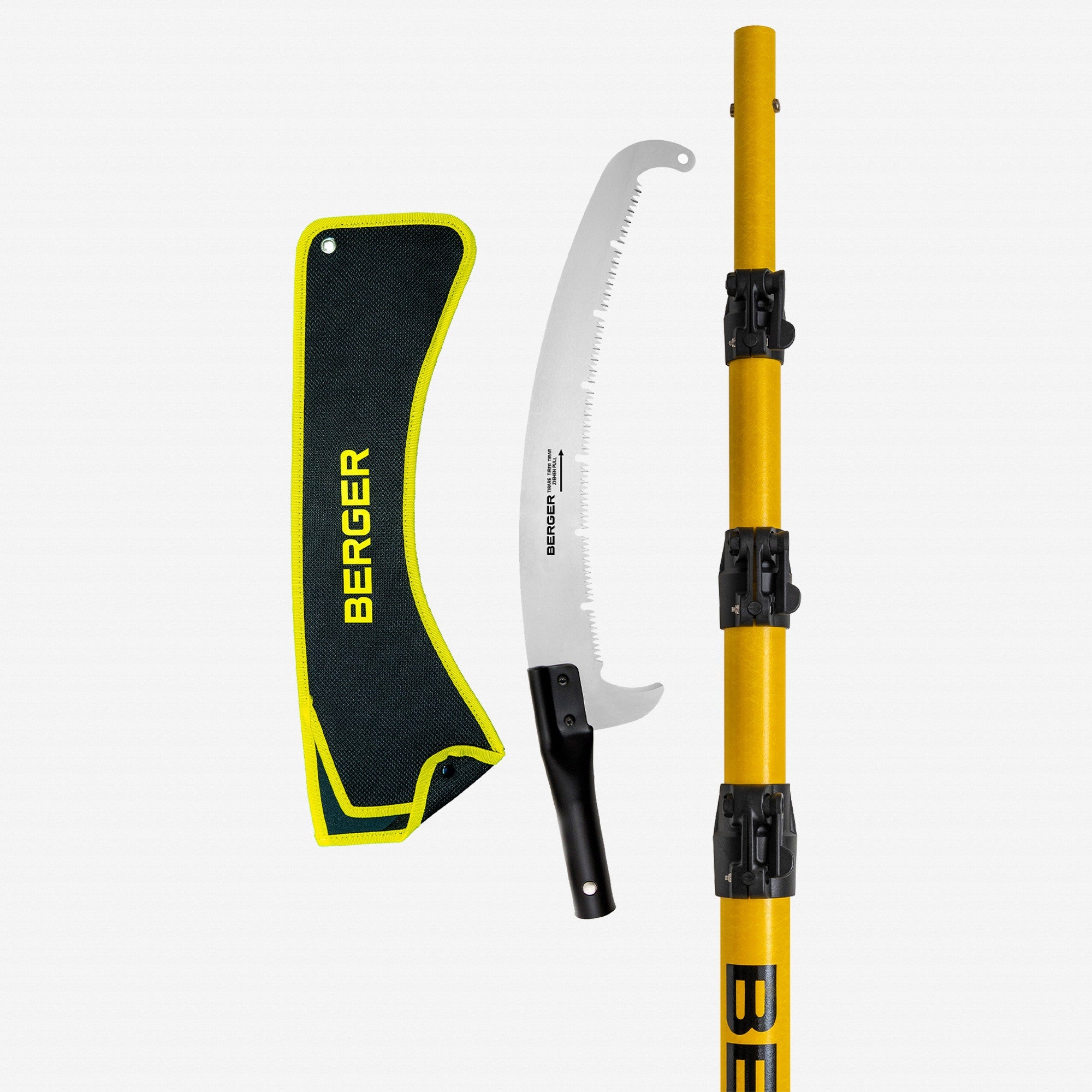Berger ArboRapid 4-Section Fiberglass Pole Saw Set, 22.3' - BG77049 - KC Tool
