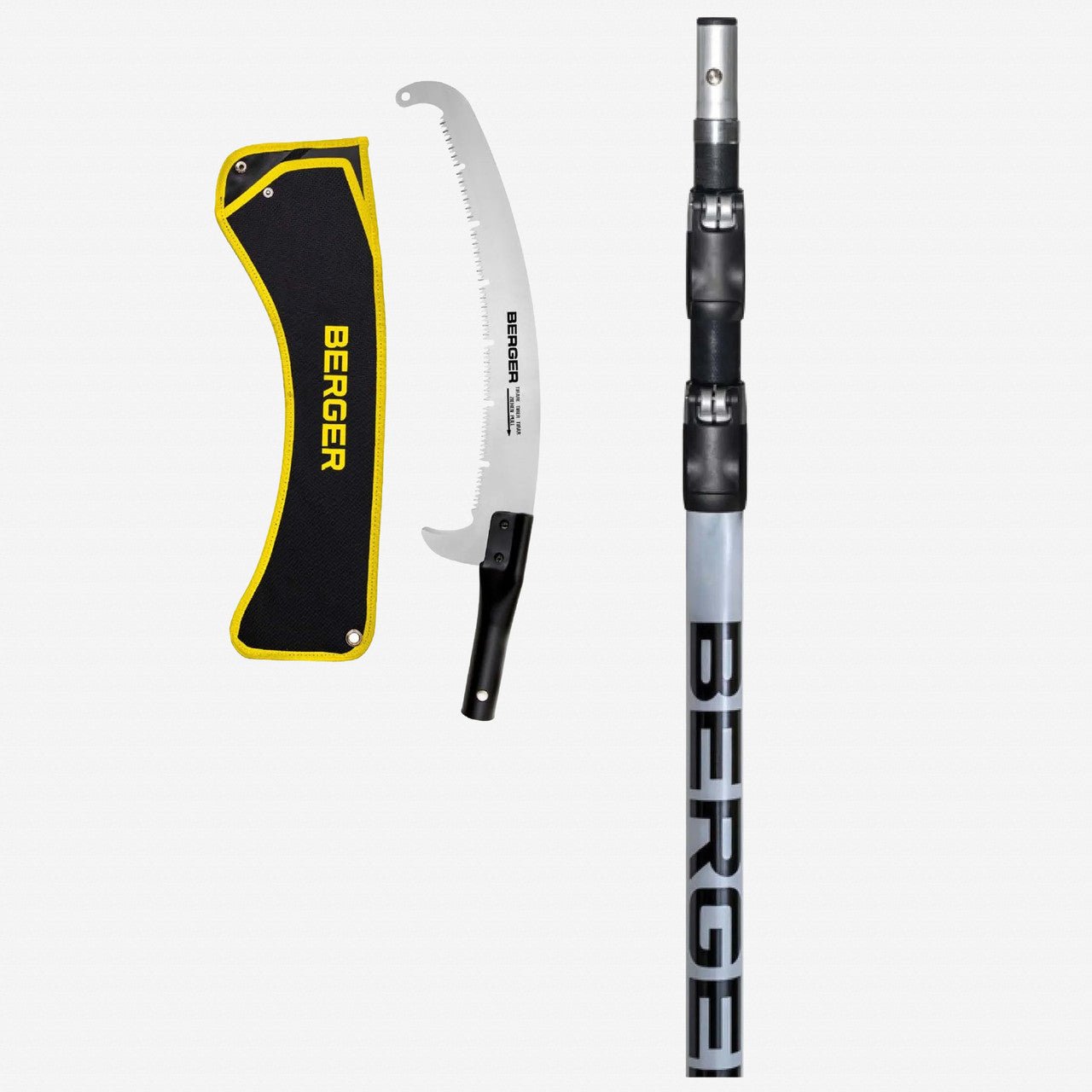 Berger ArboRapid Telescopic Carbon Fiber 3 Part Pole Saw Set, 5.8' - 16.5' - BG76039 - KC Tool