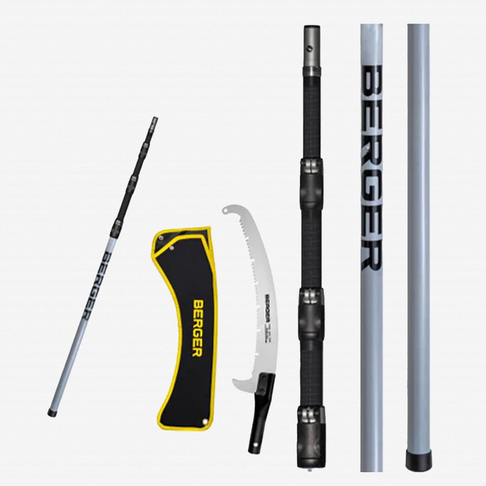 Berger ArboRapid Telescopic Pole Saw Set, Carbon Fiber, 4 Parts, 5.7' - 20.3' - BG76049 - KC Tool