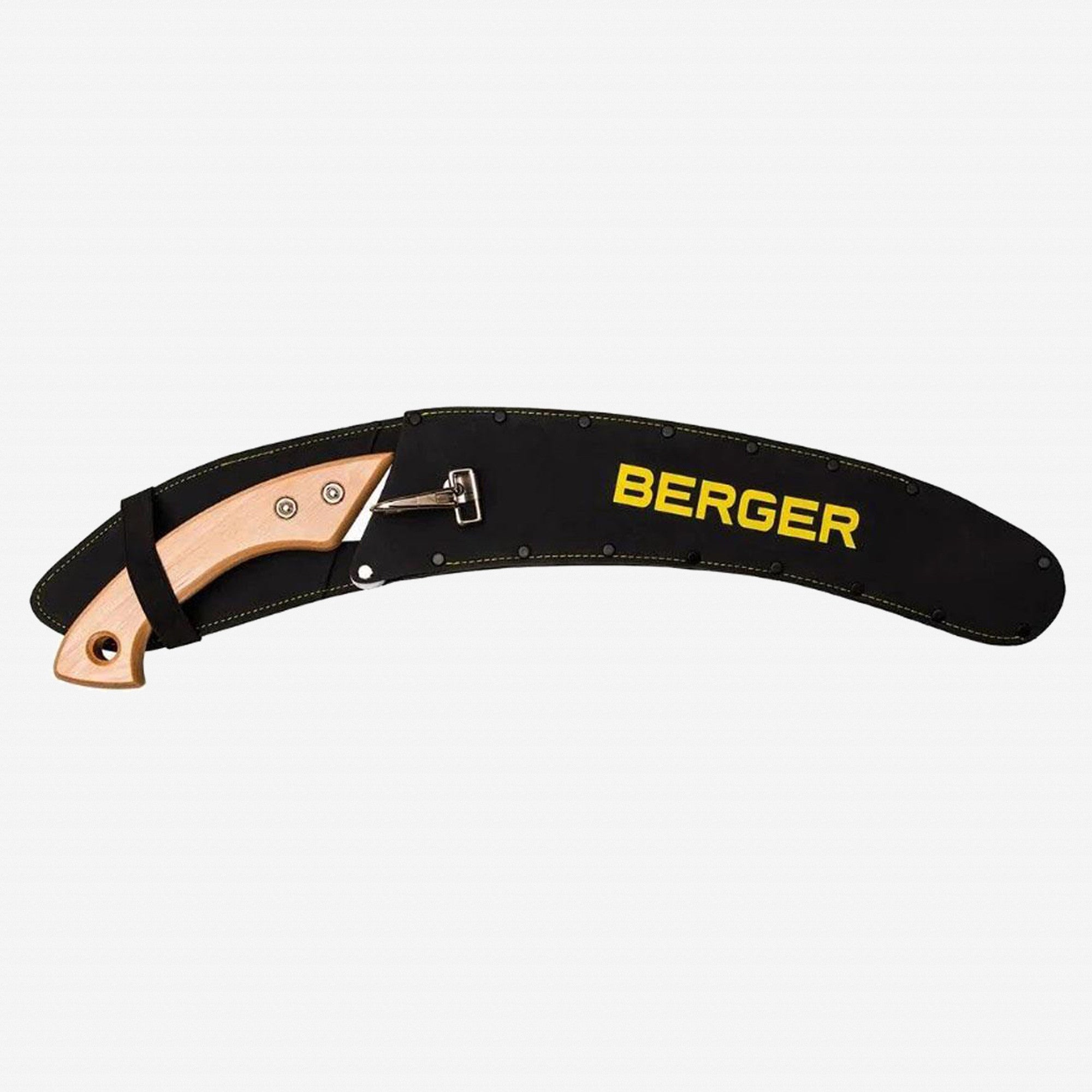 Berger Curved Blade Pruning Saw with Heavy-Duty Sheath, Wood Handle, 13" - BG61516 - KC Tool
