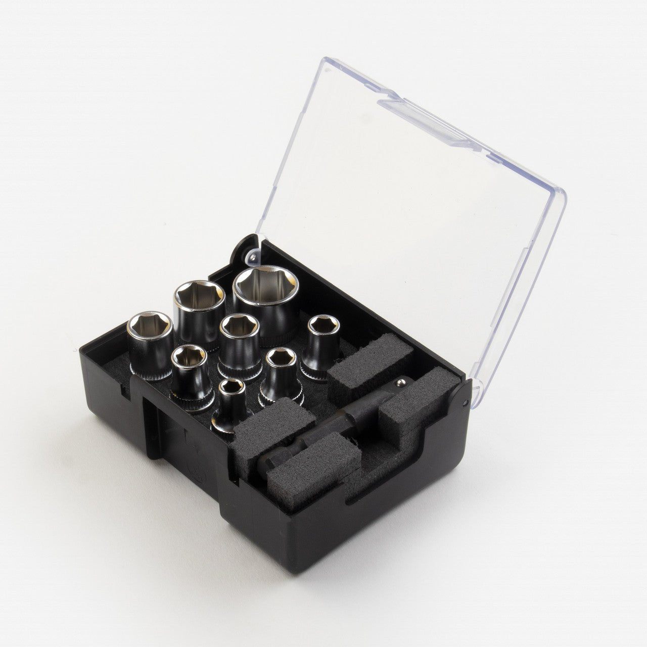 Felo 1/4" Nut Box with 8 Metric Sockets & Adapter - F22198 - KC Tool