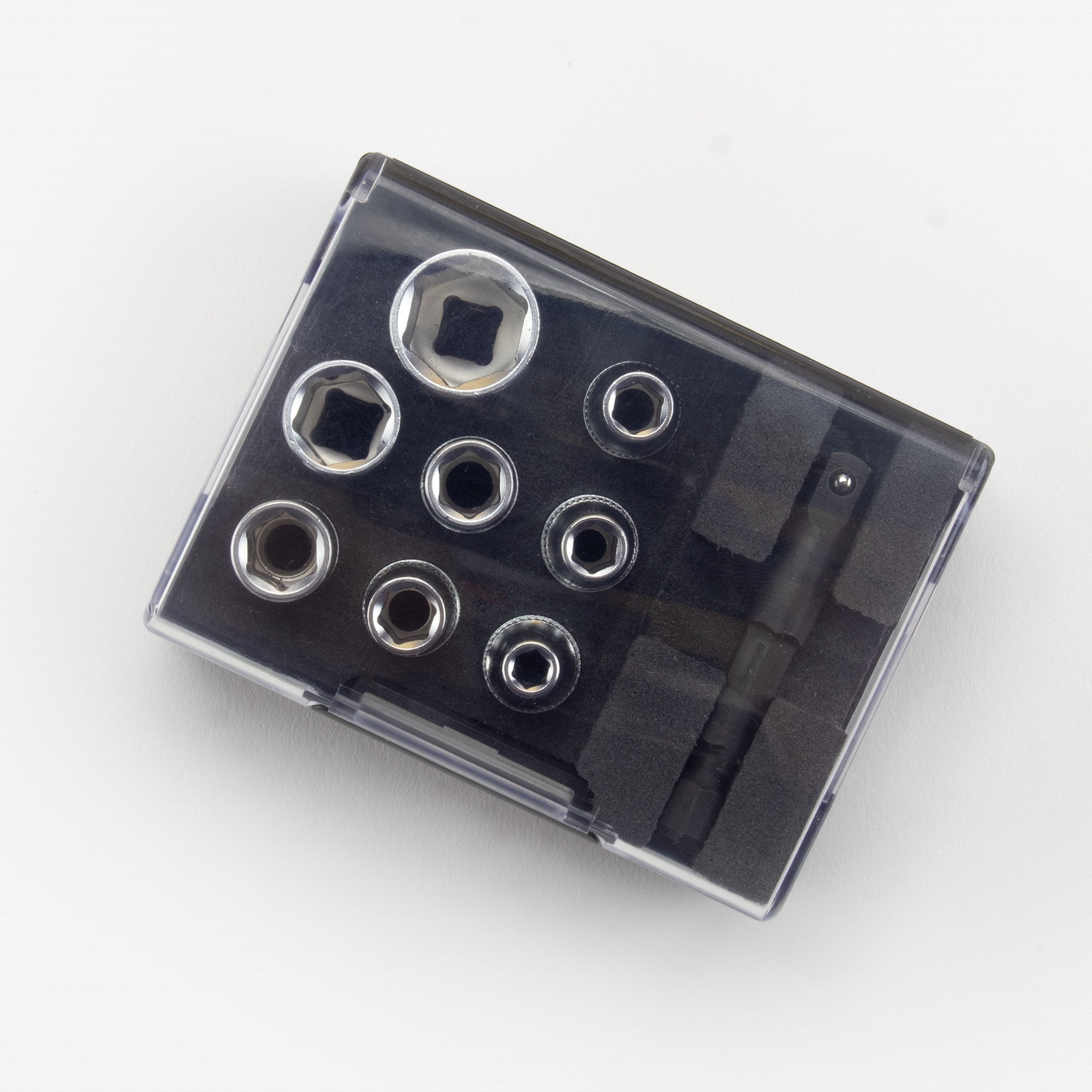 Felo 1/4" Nut Box with 8 Metric Sockets & Adapter - F22198 - KC Tool