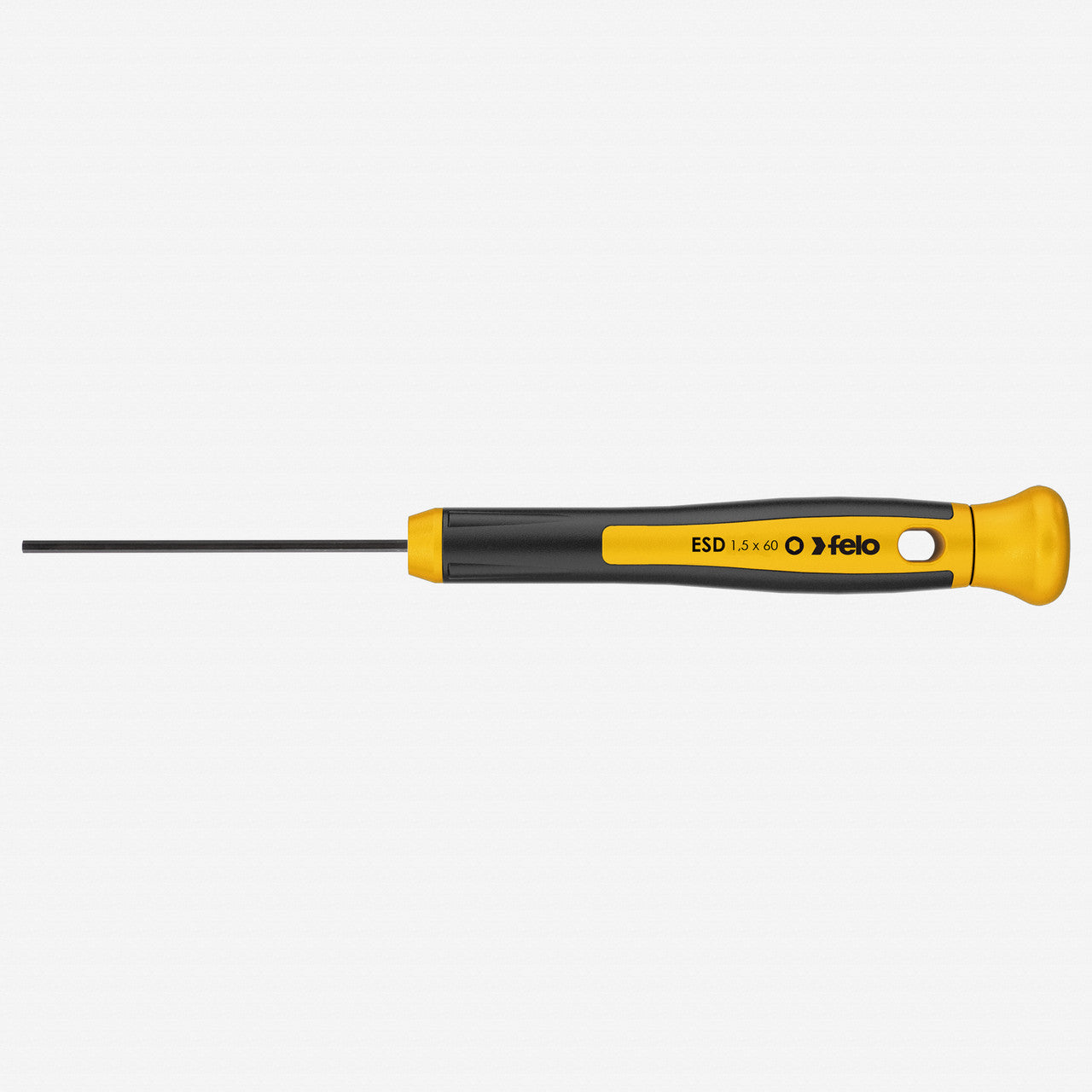 Felo 2.5 mm x 75 mm ESD Precision Hex Screwdriver - F64609 - KC Tool