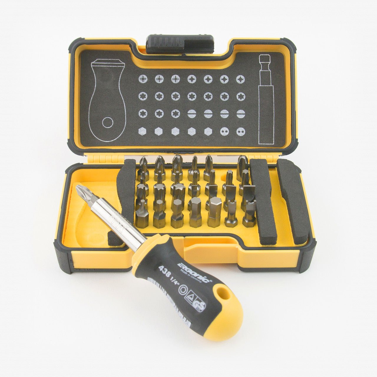 Felo 30 Piece Insert Bit Set with Handle - F61563 - KC Tool